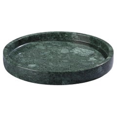 Green Guatemala Marble Round Tray