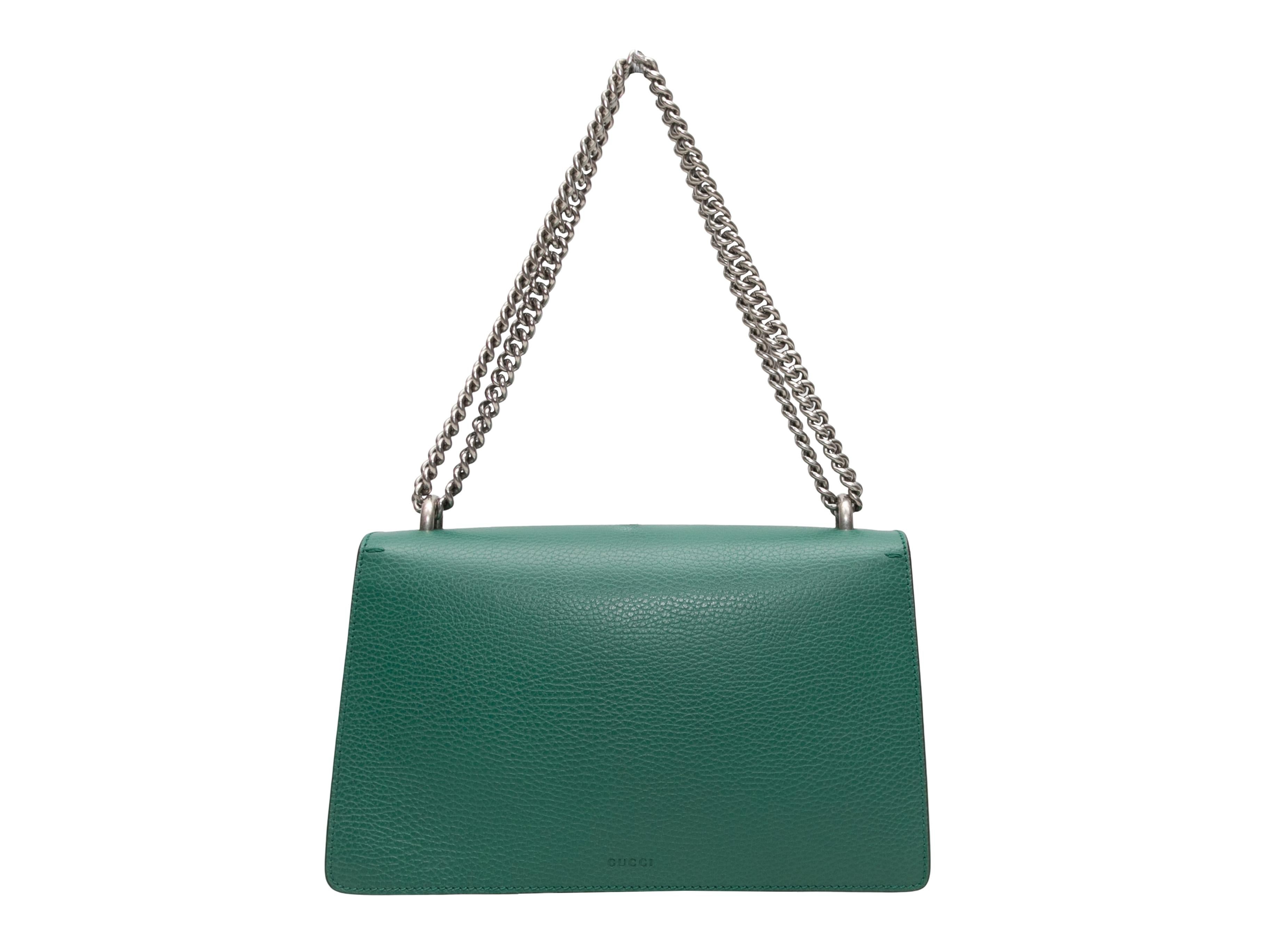 Green Gucci Medium Dionysus Shoulder Bag In Good Condition In New York, NY