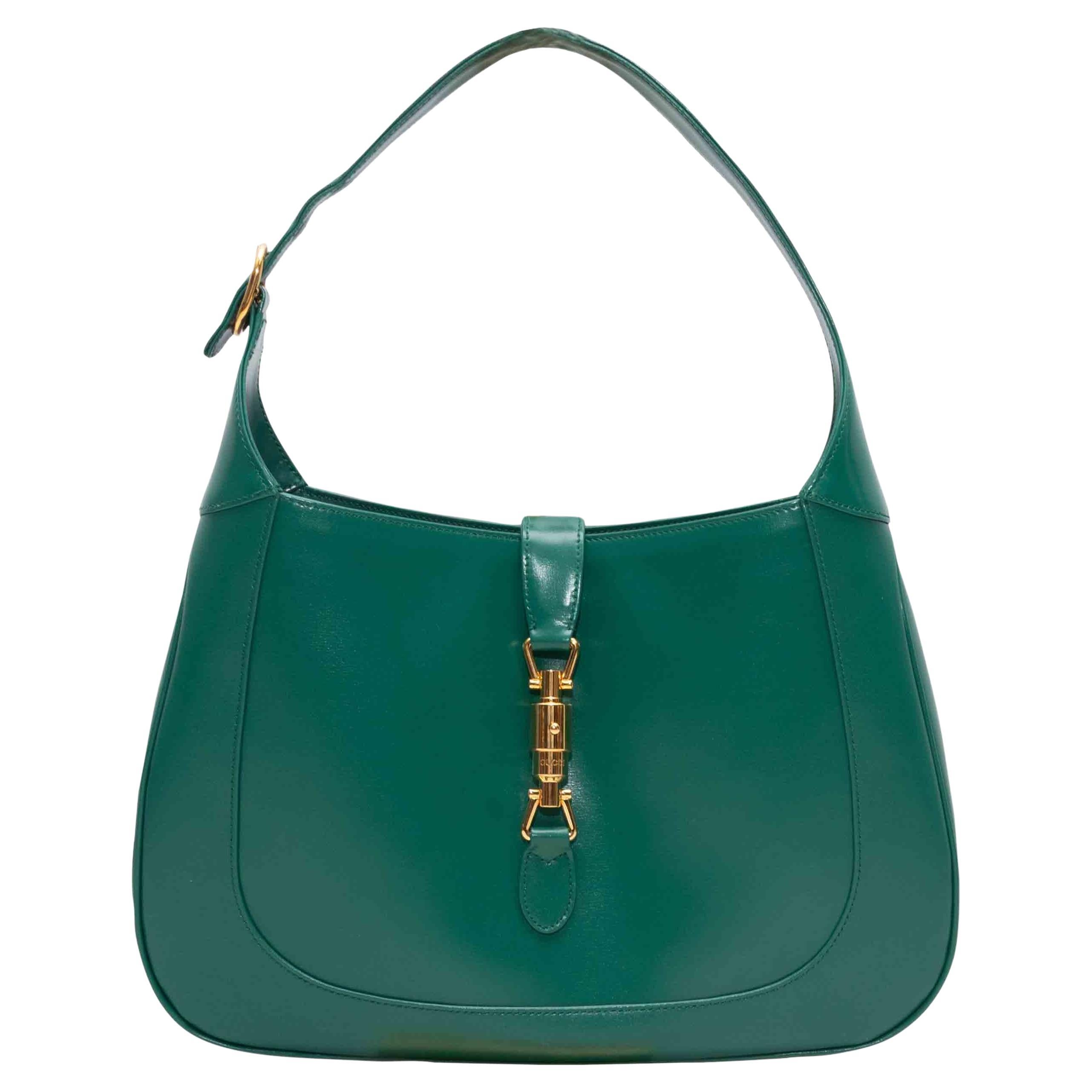 Green Gucci Medium Jackie 1961 Shoulder Bag