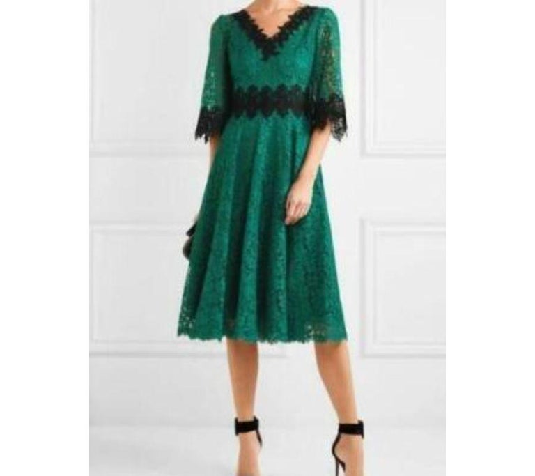 trista pale blue Guipure Lace hollow Midi Dress