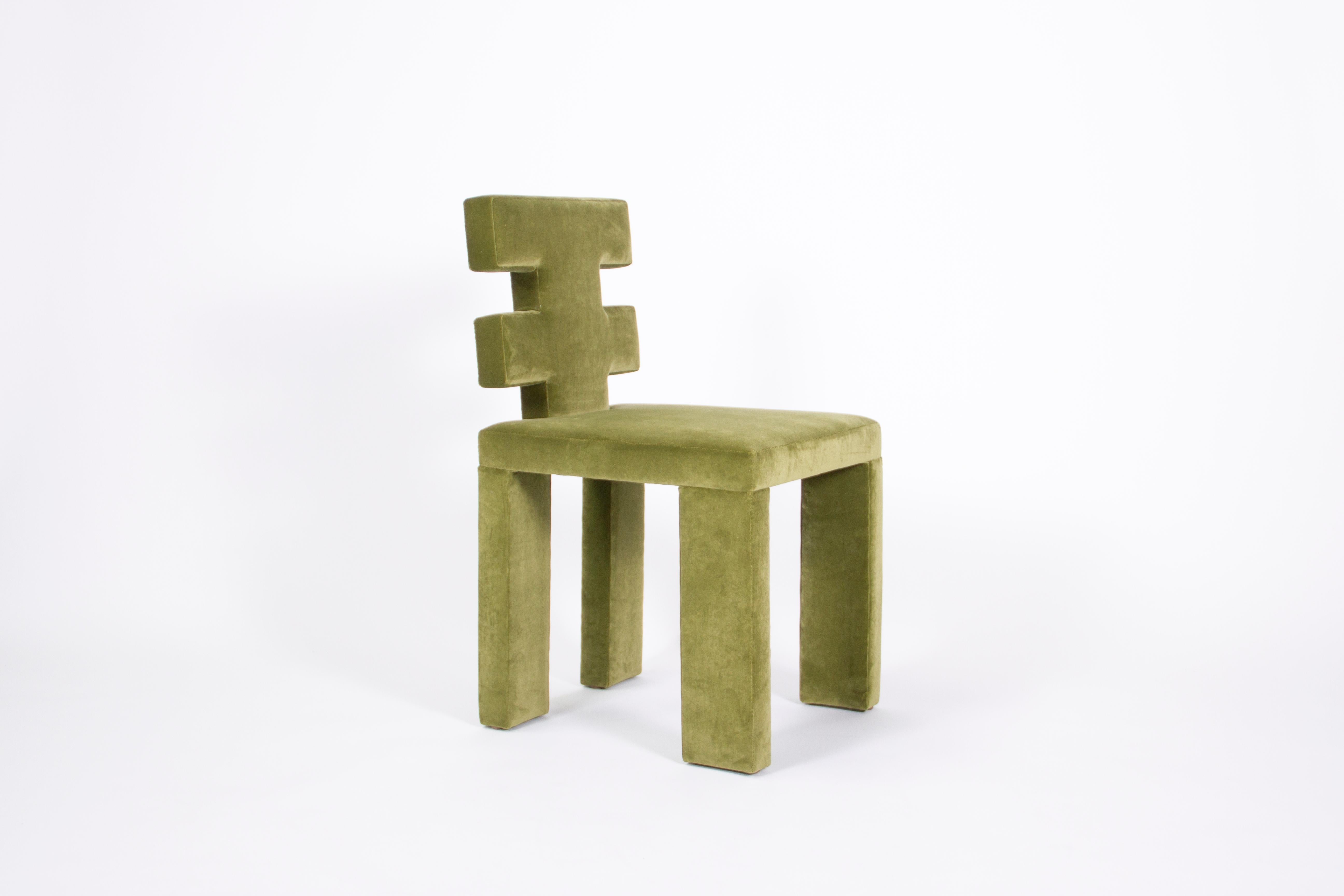 American Green H-Chair by Estudio Persona For Sale