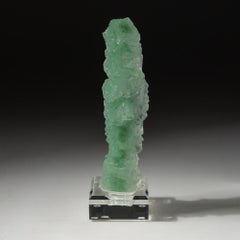 Green Halite with Gypsum from Mount Gunson Area, South Australia, Australia