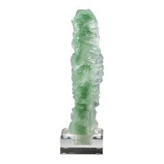 Green Halite with Gypsum from Mount Gunson Area, South Australia, Australia