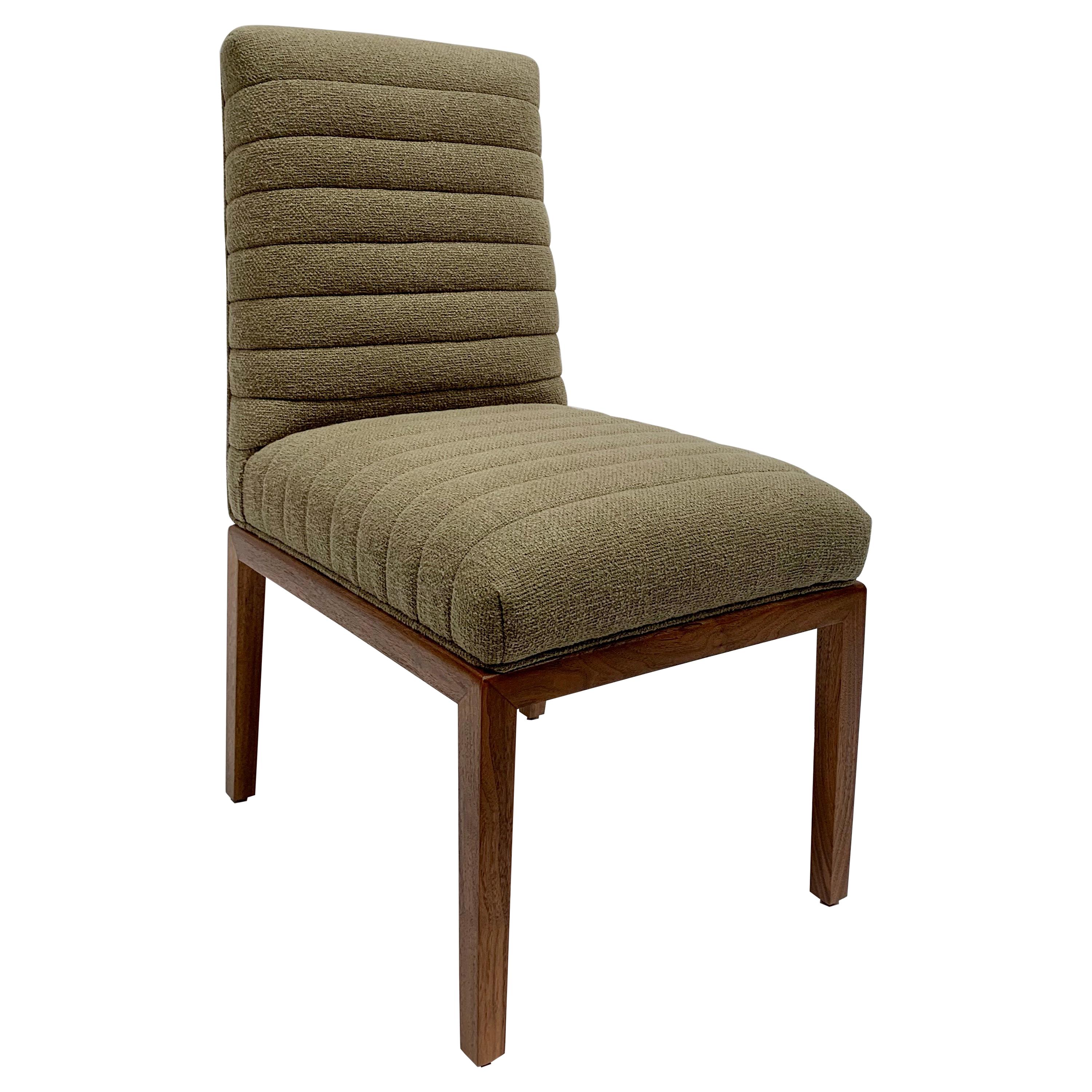 Green Highback Shoreland Chair by Brian Paquette for Lawson-Fenning, In Stock