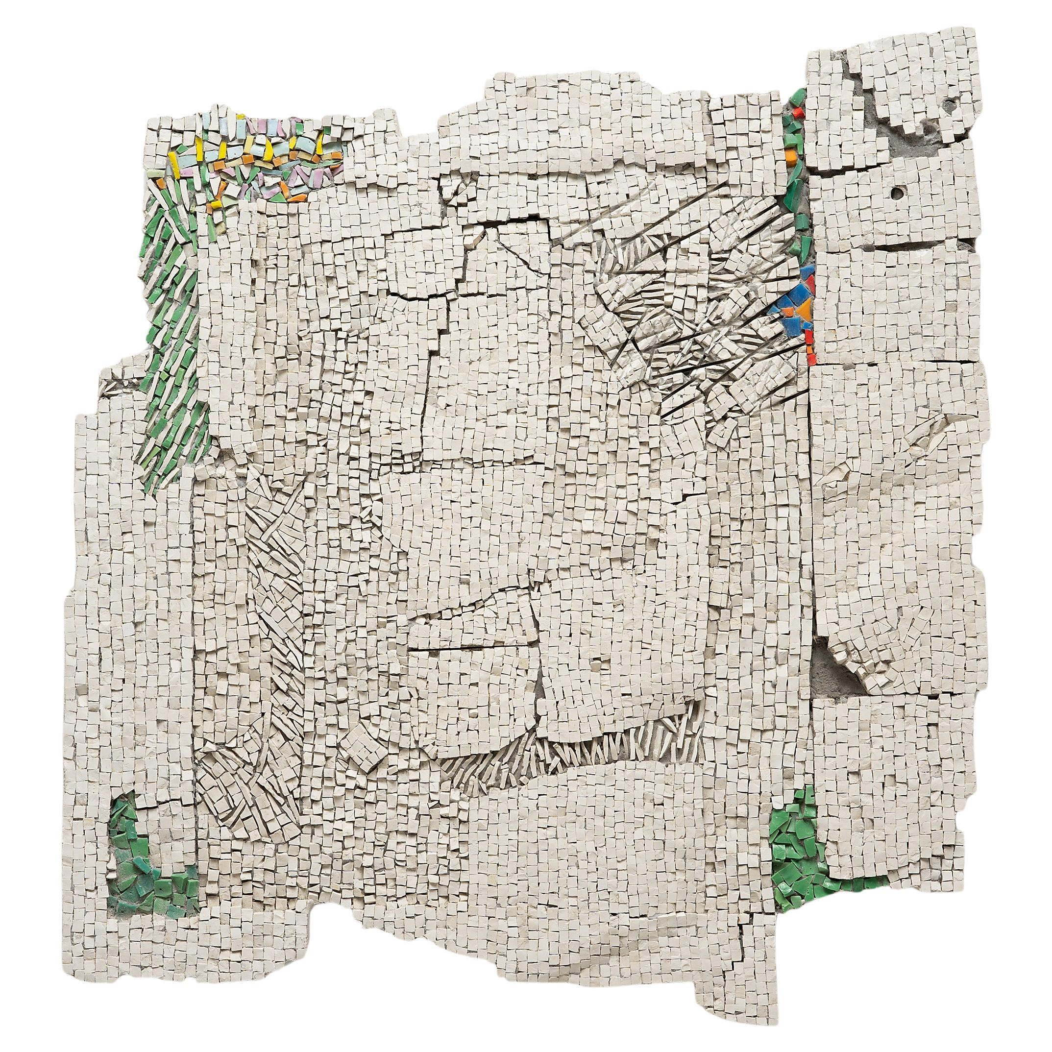 "The Green in the Corners" Mosaik von Toyoharu Kii im Angebot