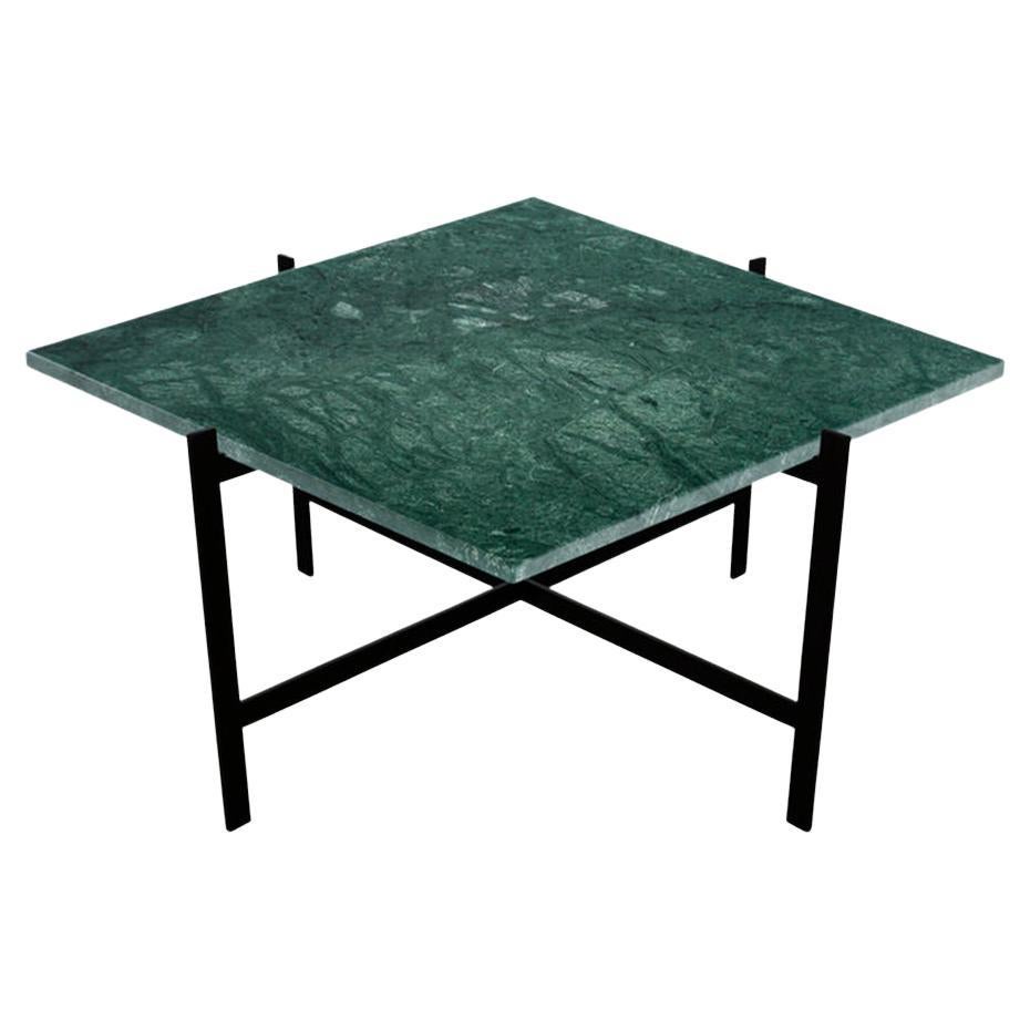 Green Indio Marble Square Deck Table by OxDenmarq For Sale