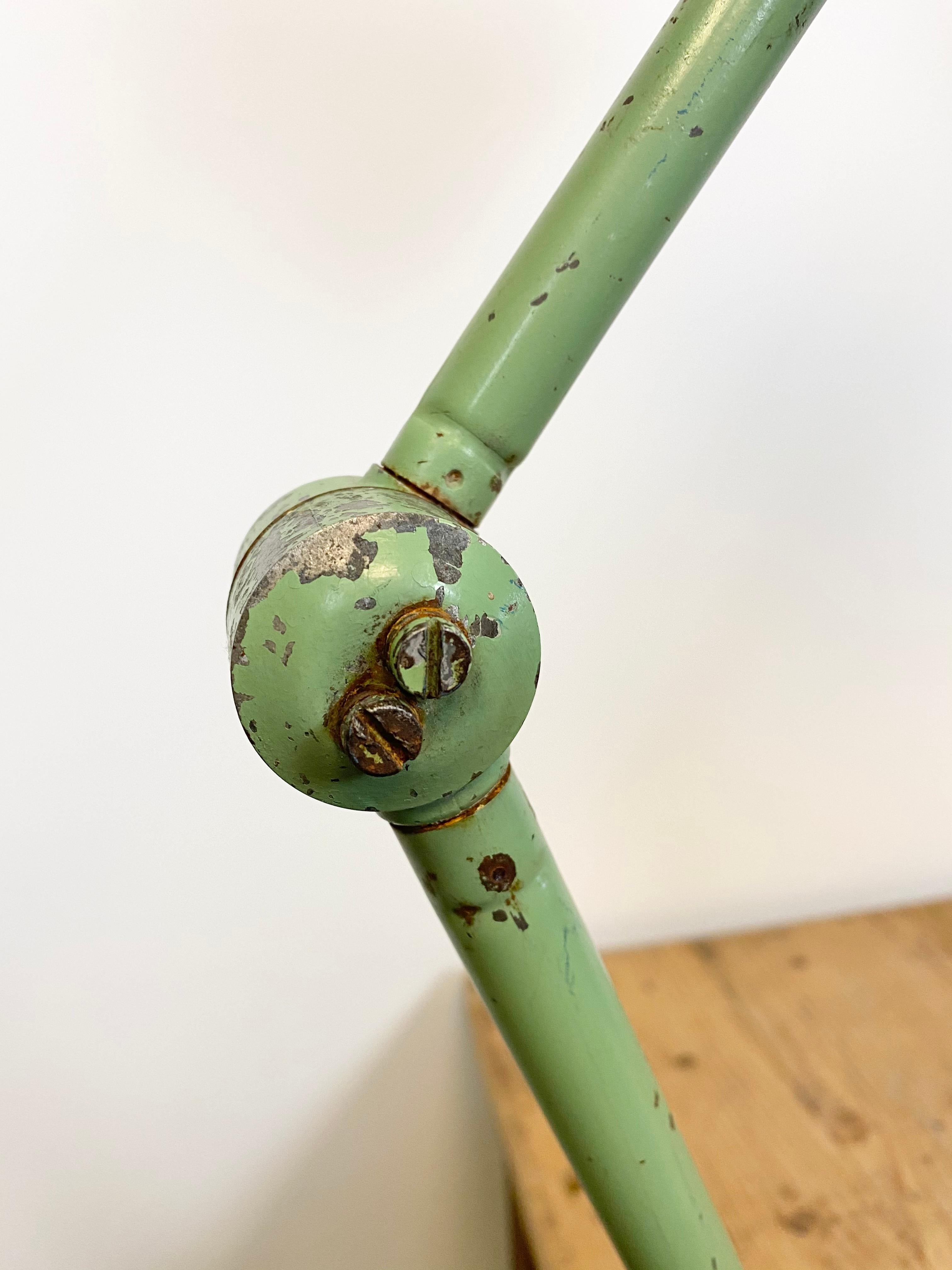 20th Century Green Industrial Table Lamp, 1960s