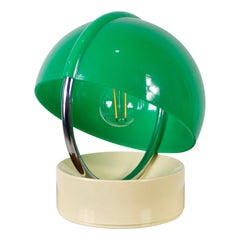Green Italian adjustable table lamp or wall light by Leuka, Italy, 1970s