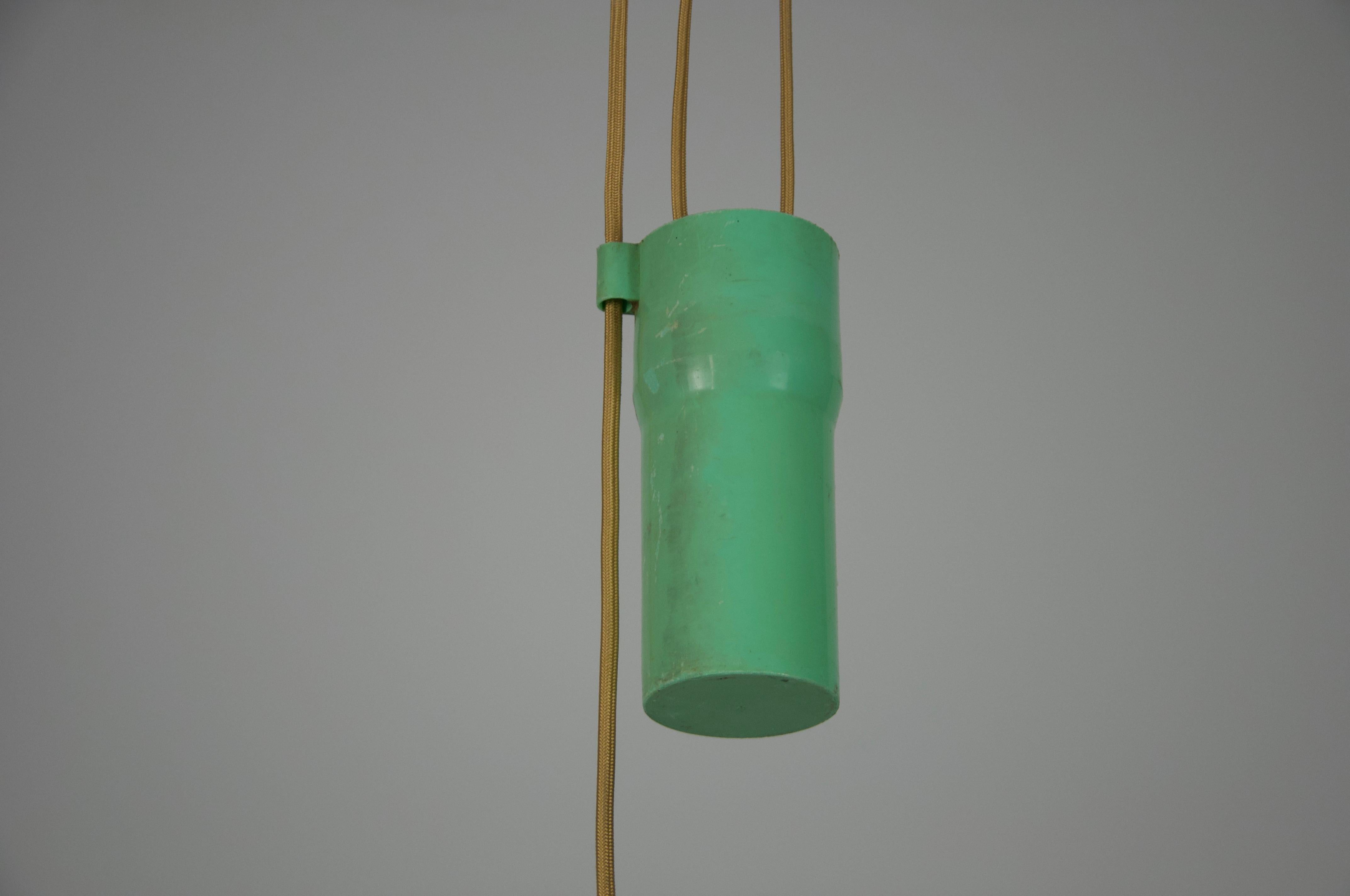 Lampada a sospensione a contrappeso Greene & Greene, anni '50 in vendita 4