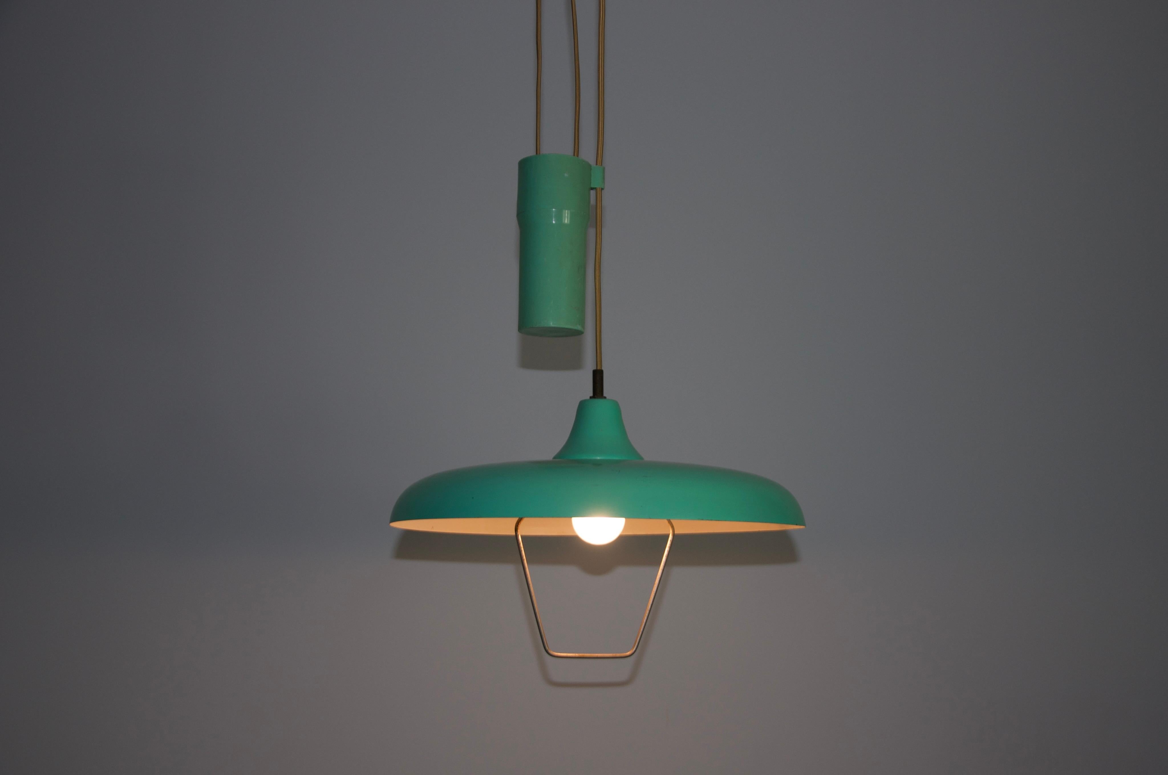 Lampada a sospensione a contrappeso Greene & Greene, anni '50 in vendita 7