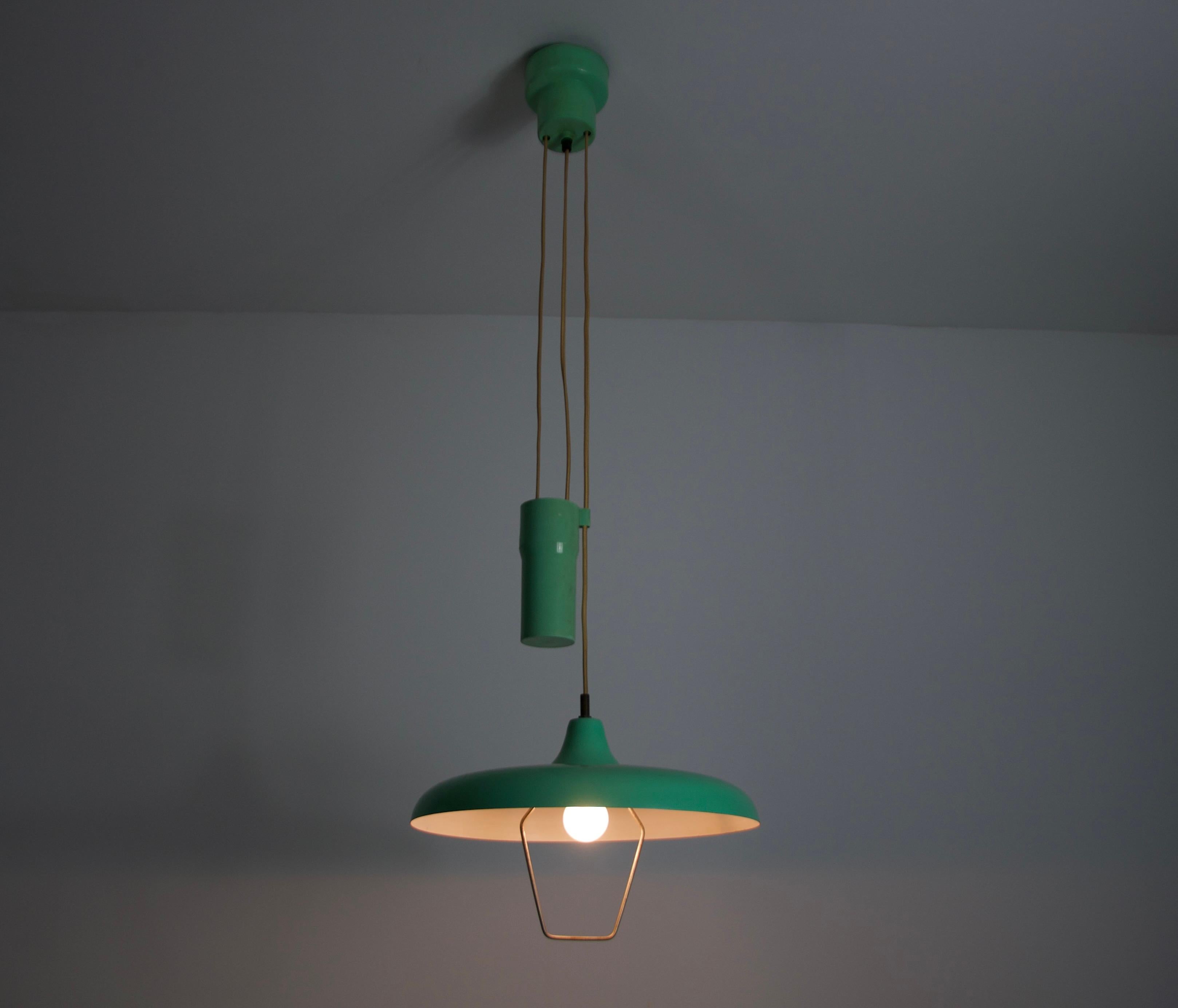 Lampada a sospensione a contrappeso Greene & Greene, anni '50 in vendita 9