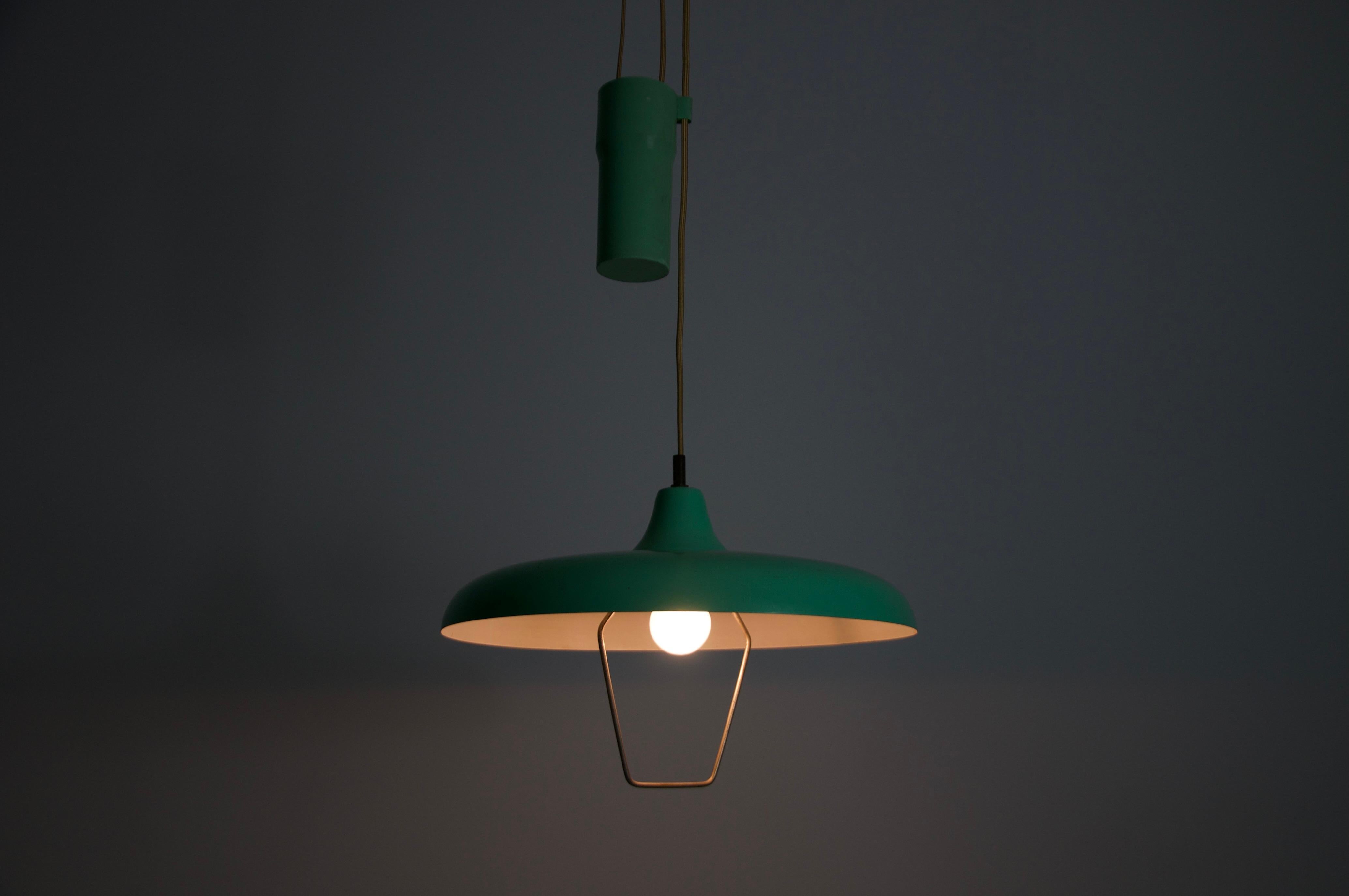 Lampada a sospensione a contrappeso Greene & Greene, anni '50 in vendita 11