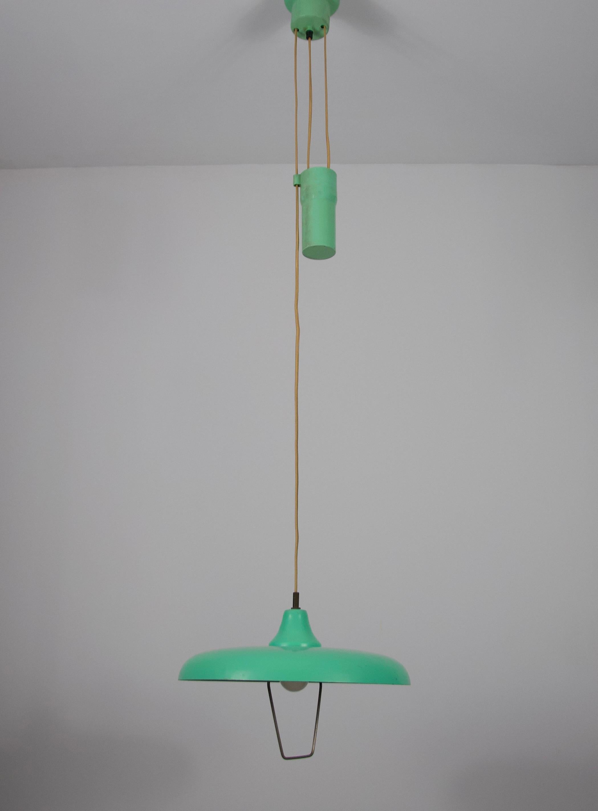 Lampada a sospensione a contrappeso Greene & Greene, anni '50 in vendita 2