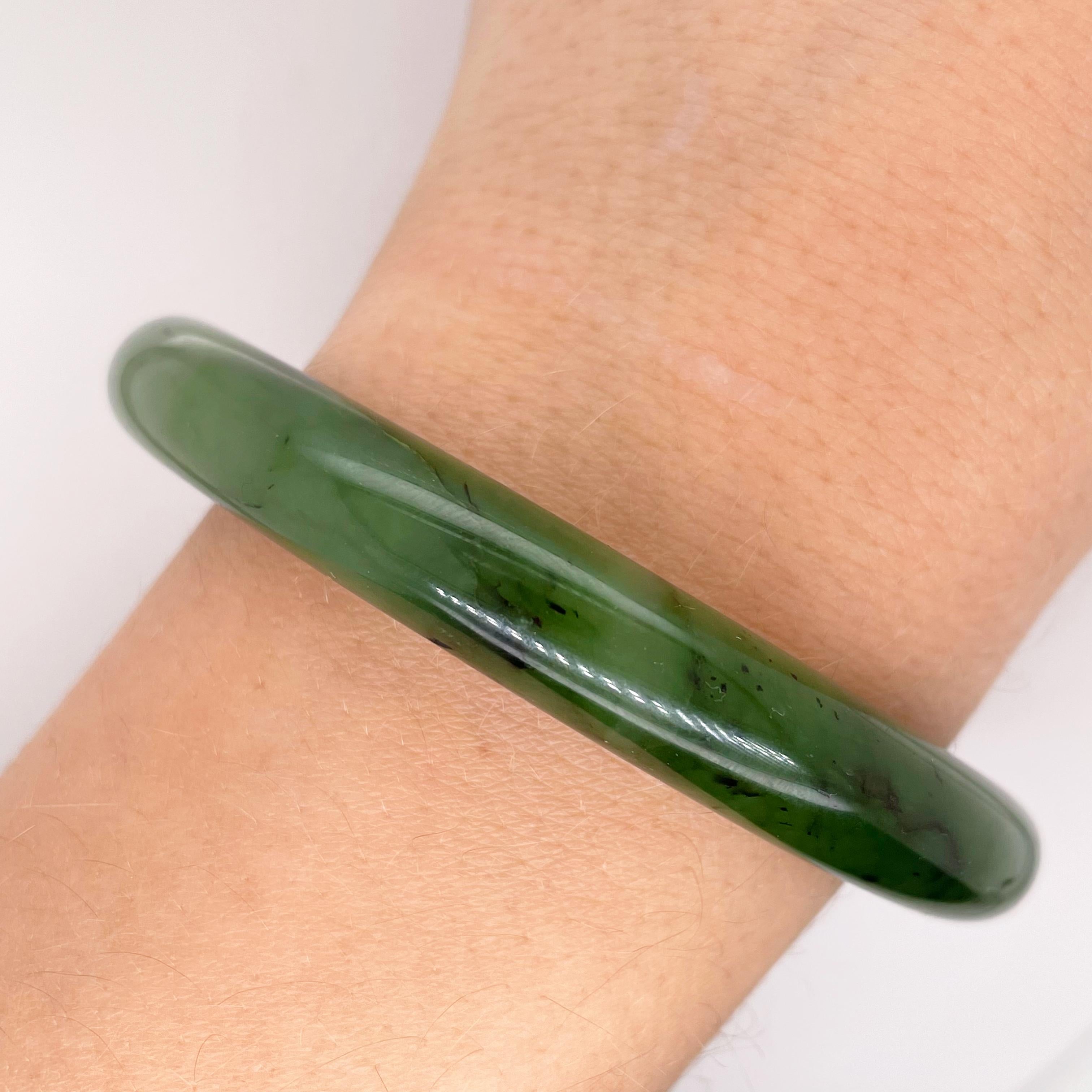 solid jade bracelet