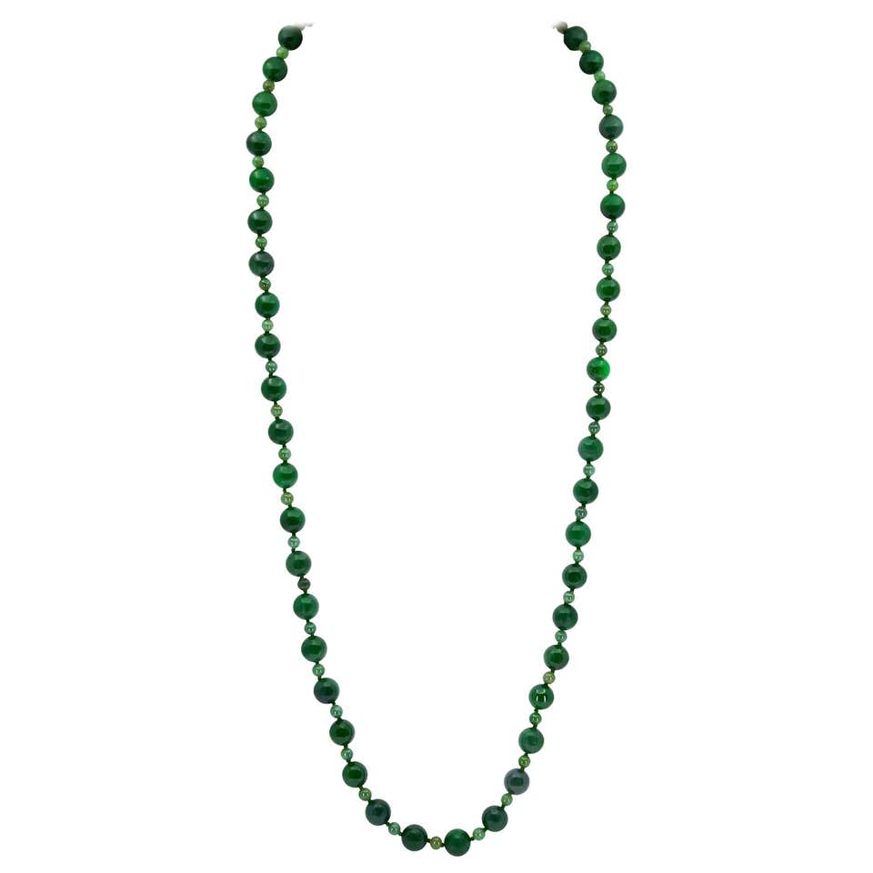 Master Matrix AJD Expandable Emerald Matrix Necklace (16.6-18 IN) For Sale at 1stDibs