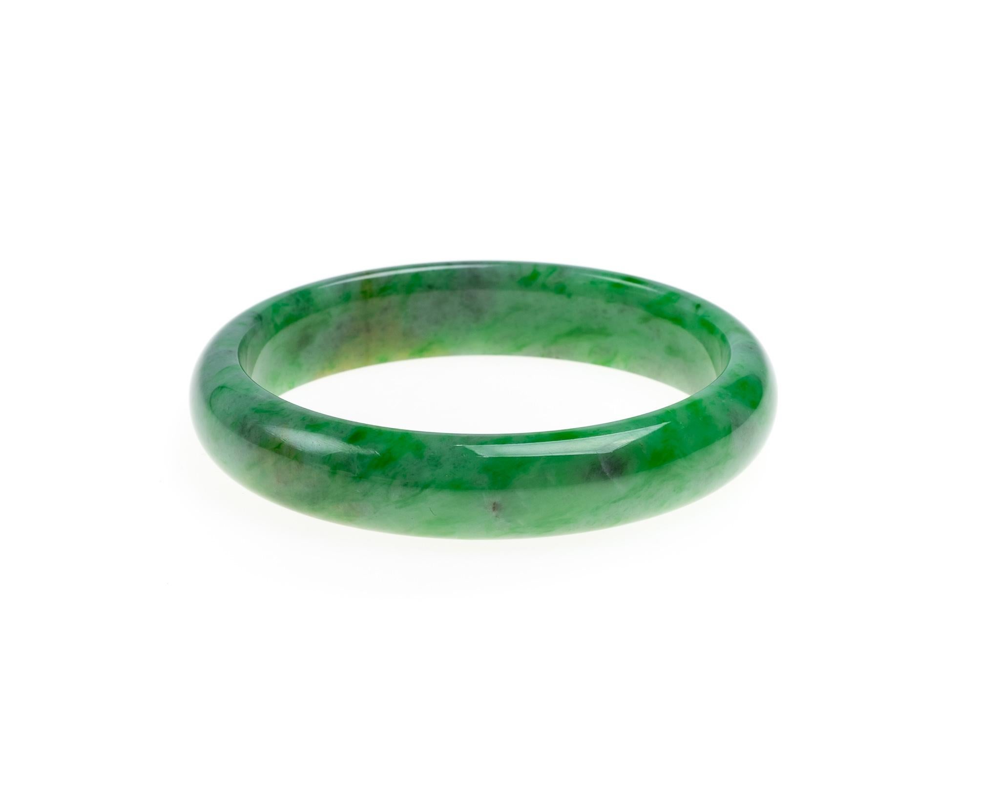 jade bangle - green