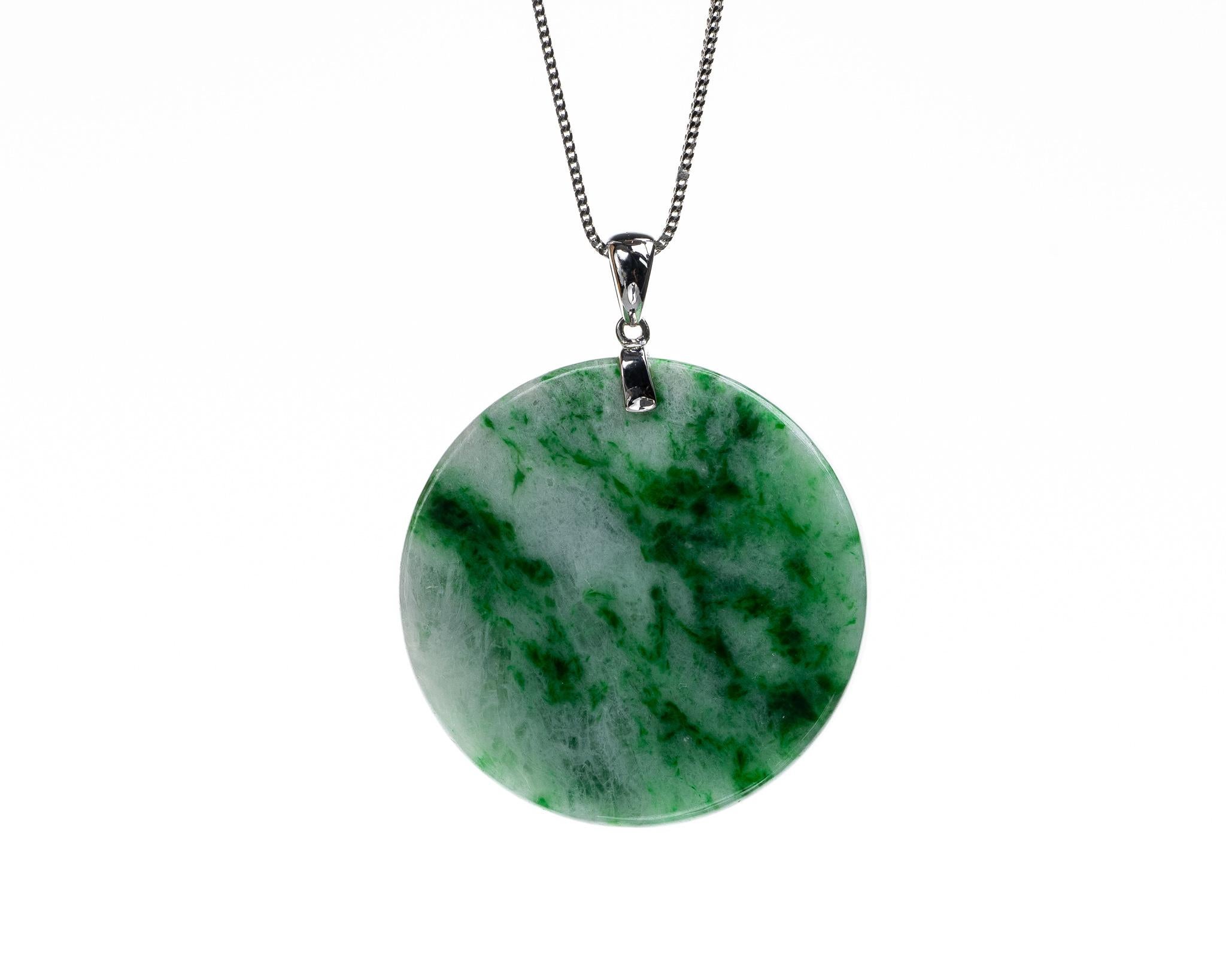 jade coin necklace