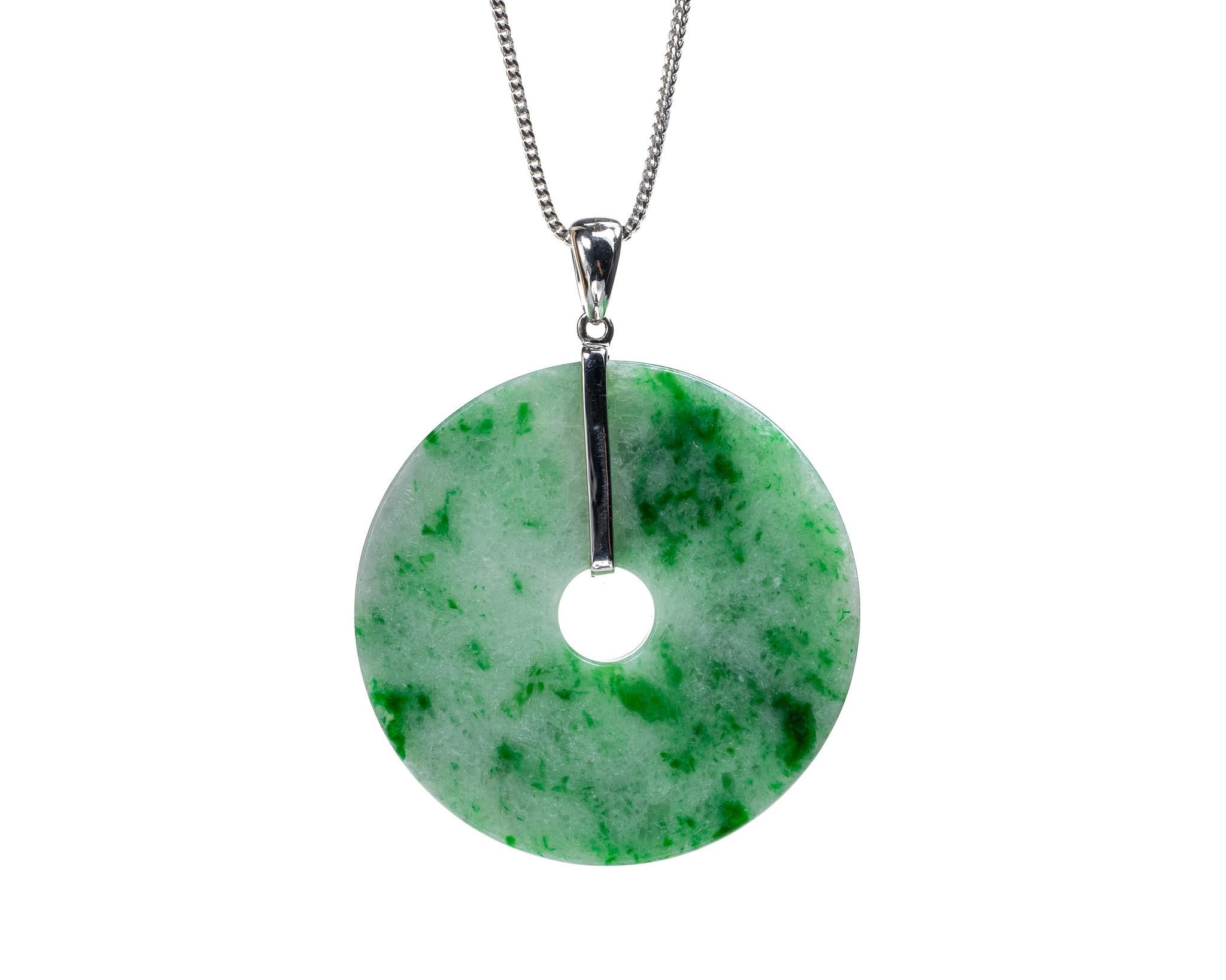 jade round pendant