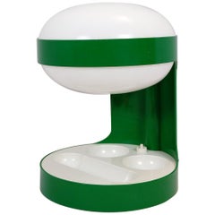 Green Joe Colombo Table Lamp Model KD29, Kartell, 1967