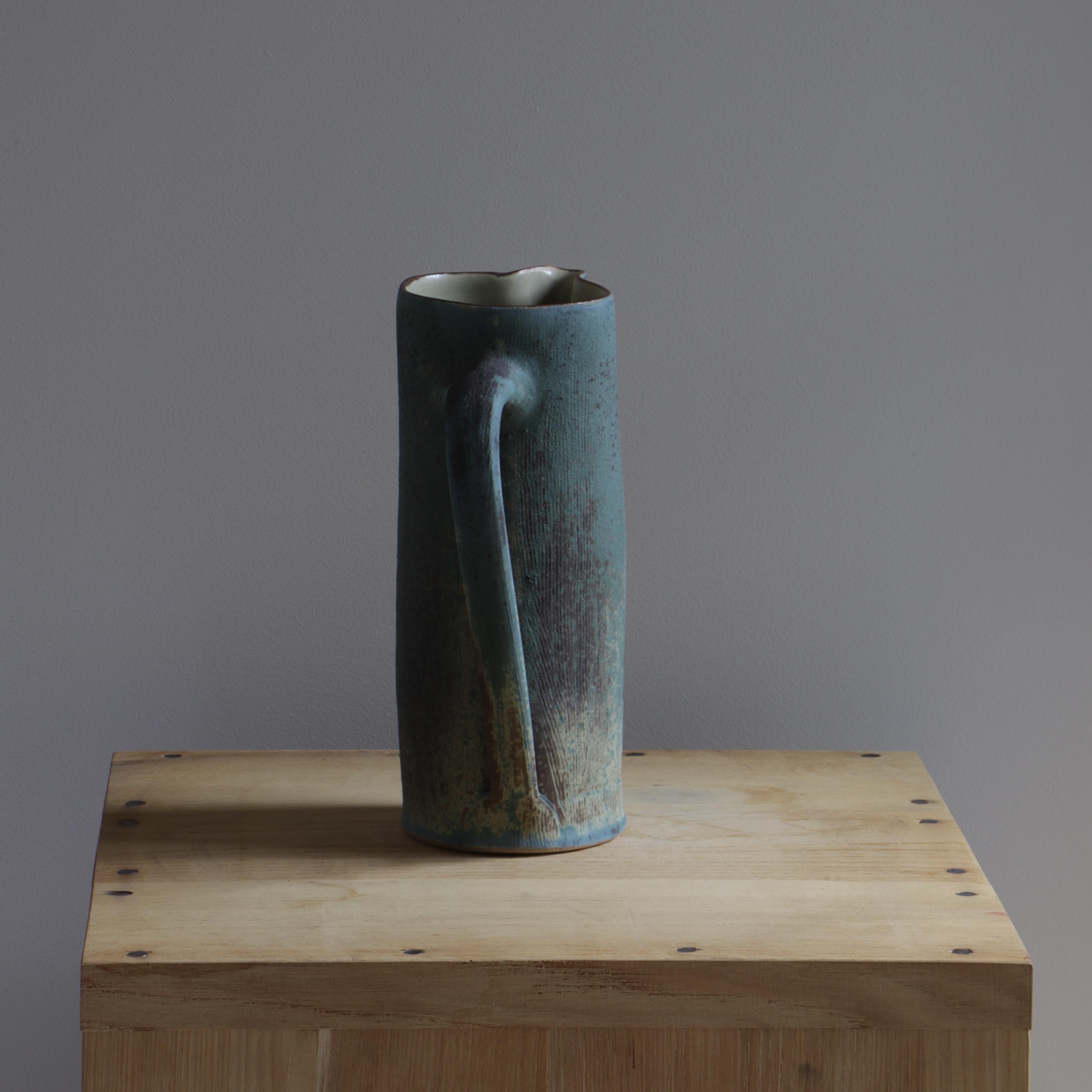 Contemporary Green jug (9) - Ingrid Van Munster