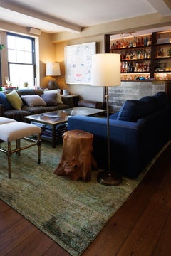 Green Jute Plain Rug, from ANDY COHEN'S Personal Collection