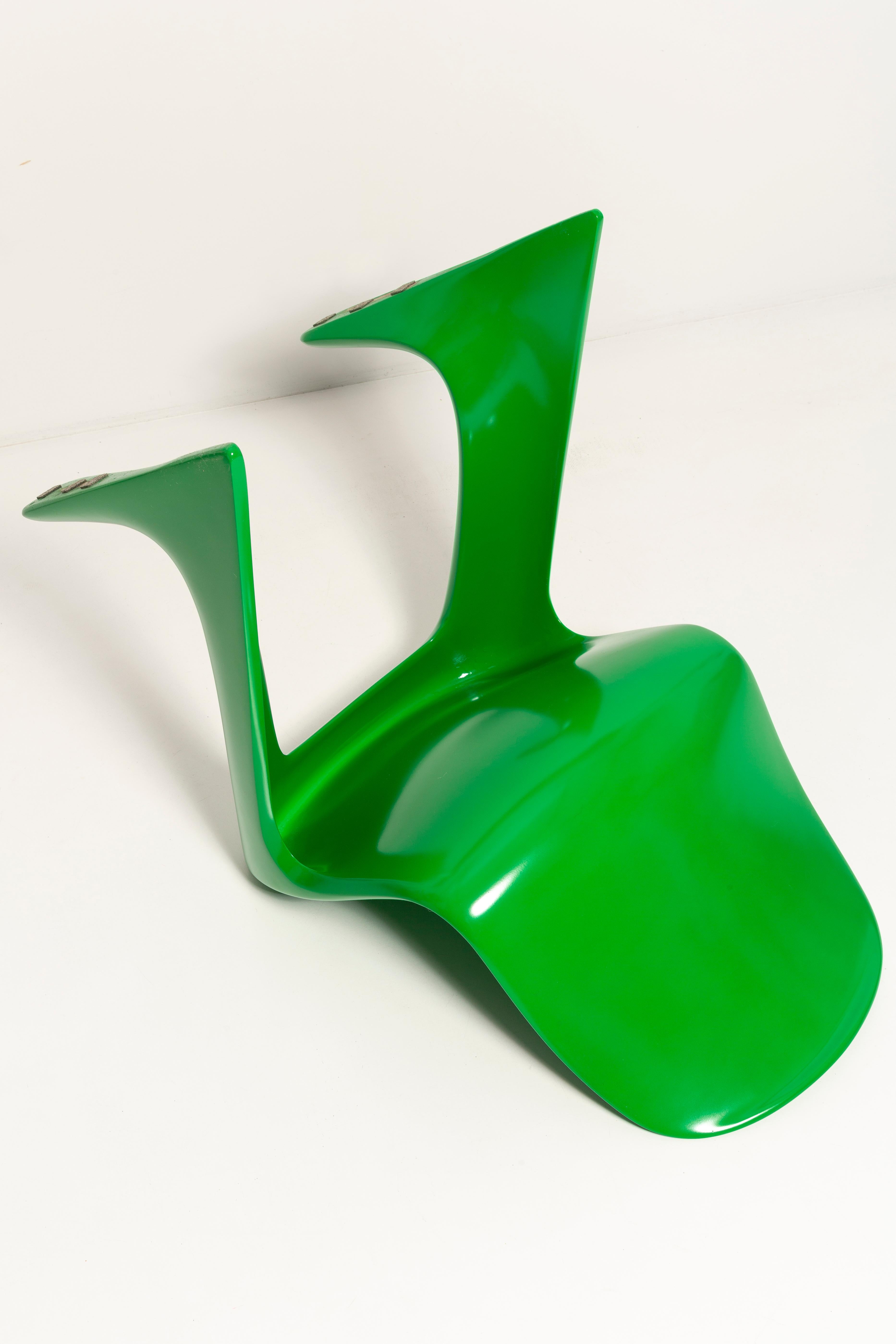 Green Kangaroo Chair Designed by Ernst Moeckl, Germany, 1960s 5