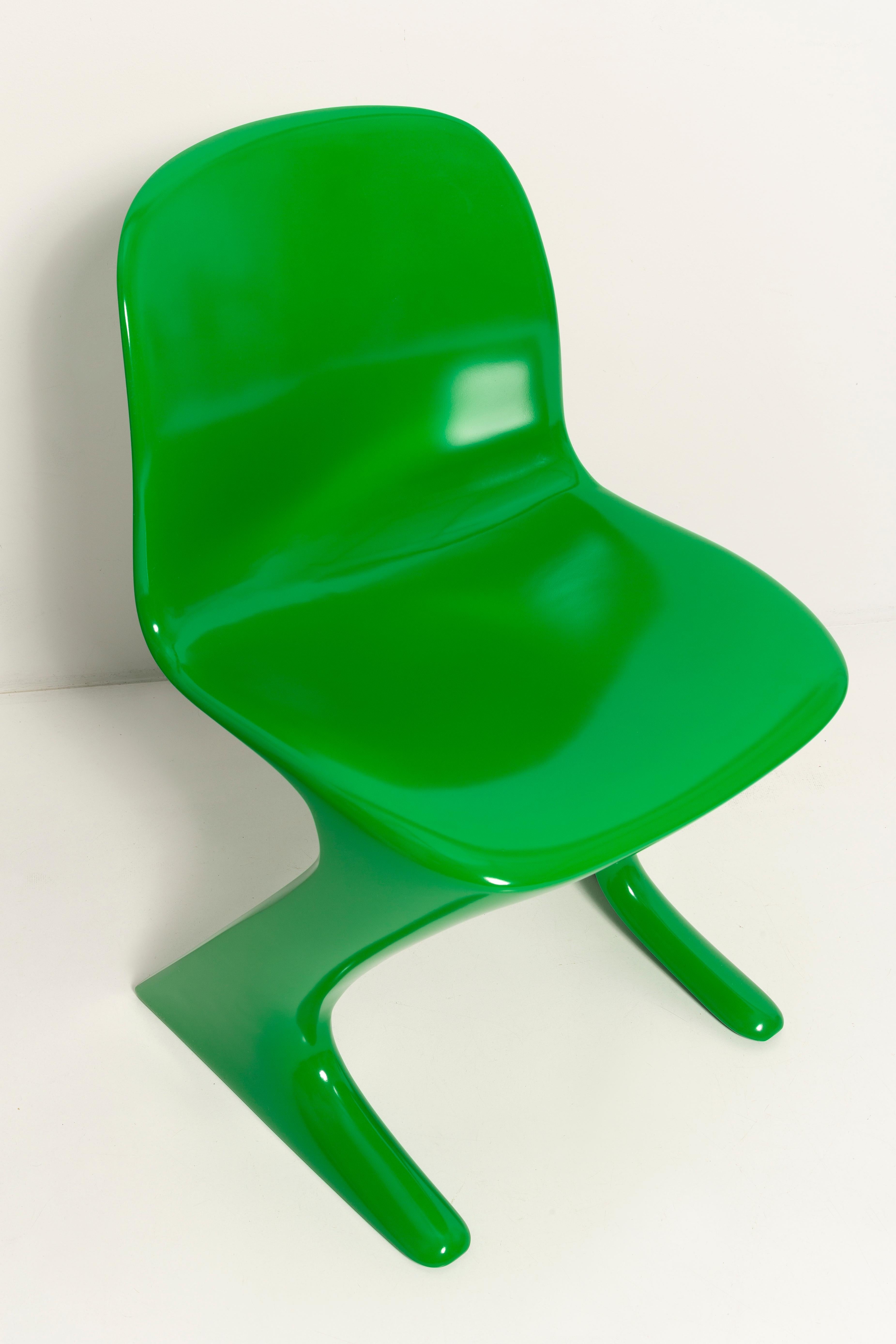 Green Kangaroo Chair Designed by Ernst Moeckl, Germany, 1960s In Excellent Condition In 05-080 Hornowek, PL