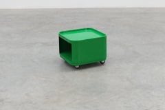 Green Kartell storage unit Model 4970 by Anna Castelli Ferrieri, Italy 1970s