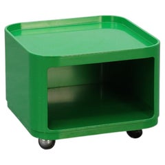 Green Kartell storage unit Model 4970 by Anna Castelli Ferrieri, Italy 1970s