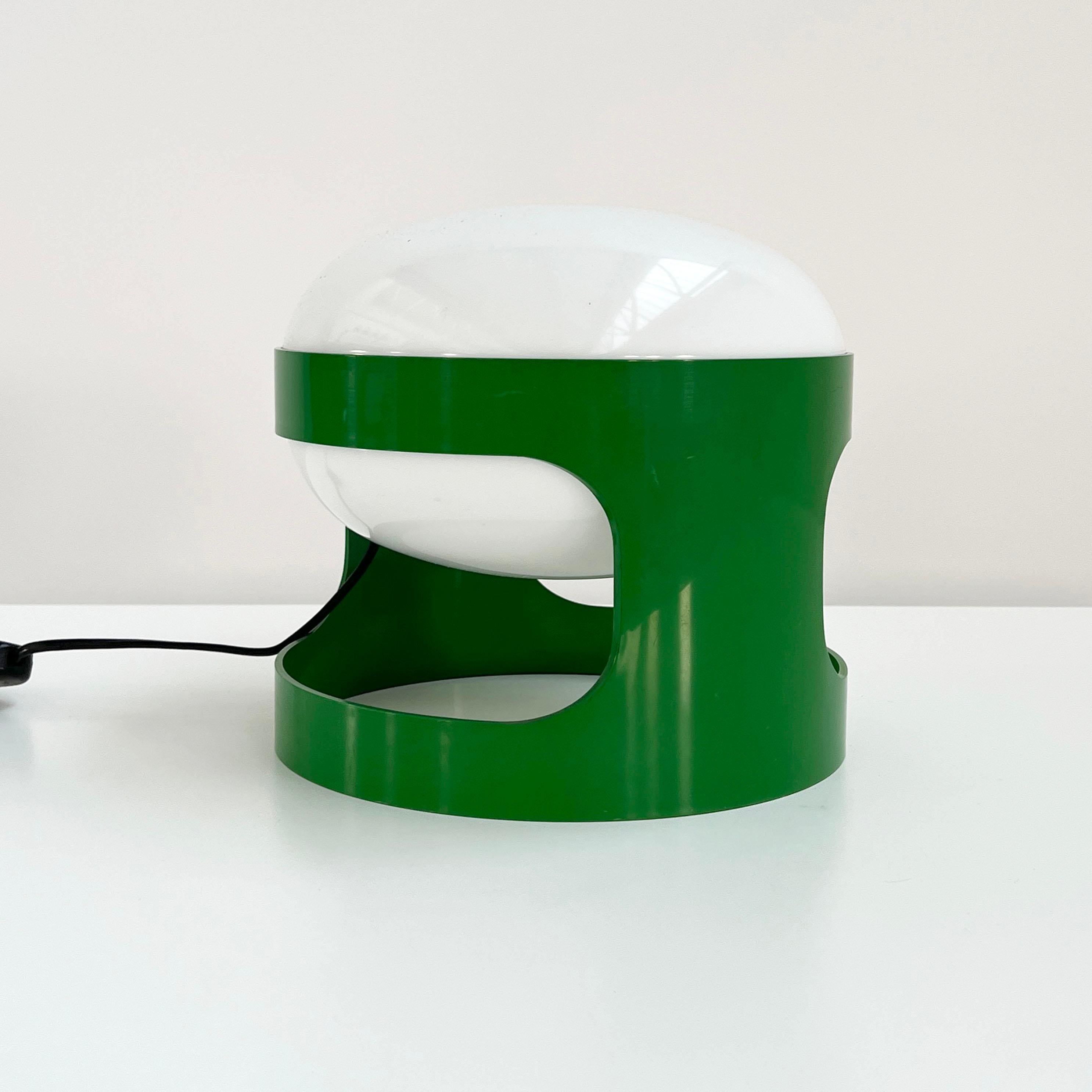 Mid-Century Modern Green KD27 Table Lamp by Joe Colombo for Kartell, 1960s