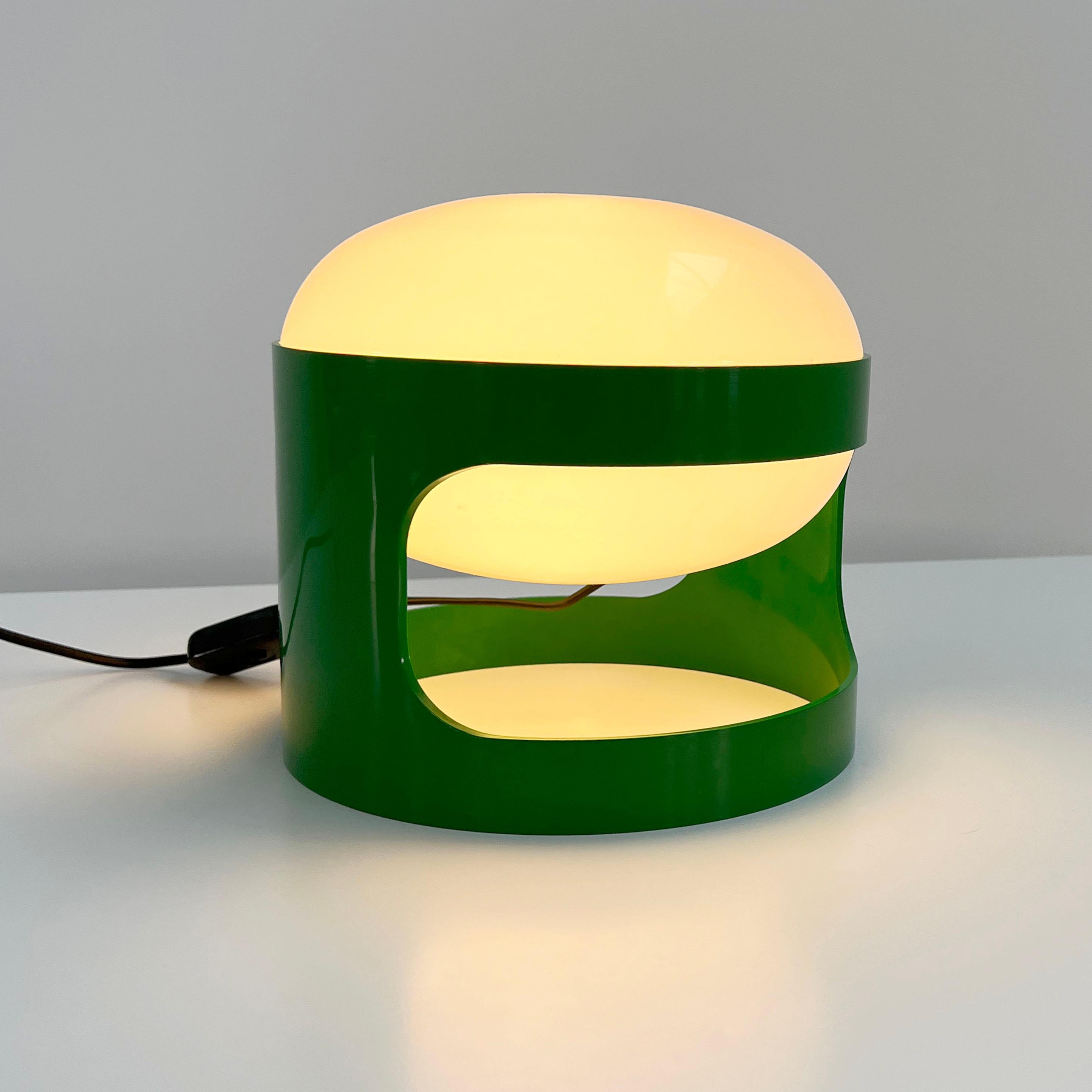 Italian Green KD27 Table Lamp by Joe Colombo for Kartell, 1960s
