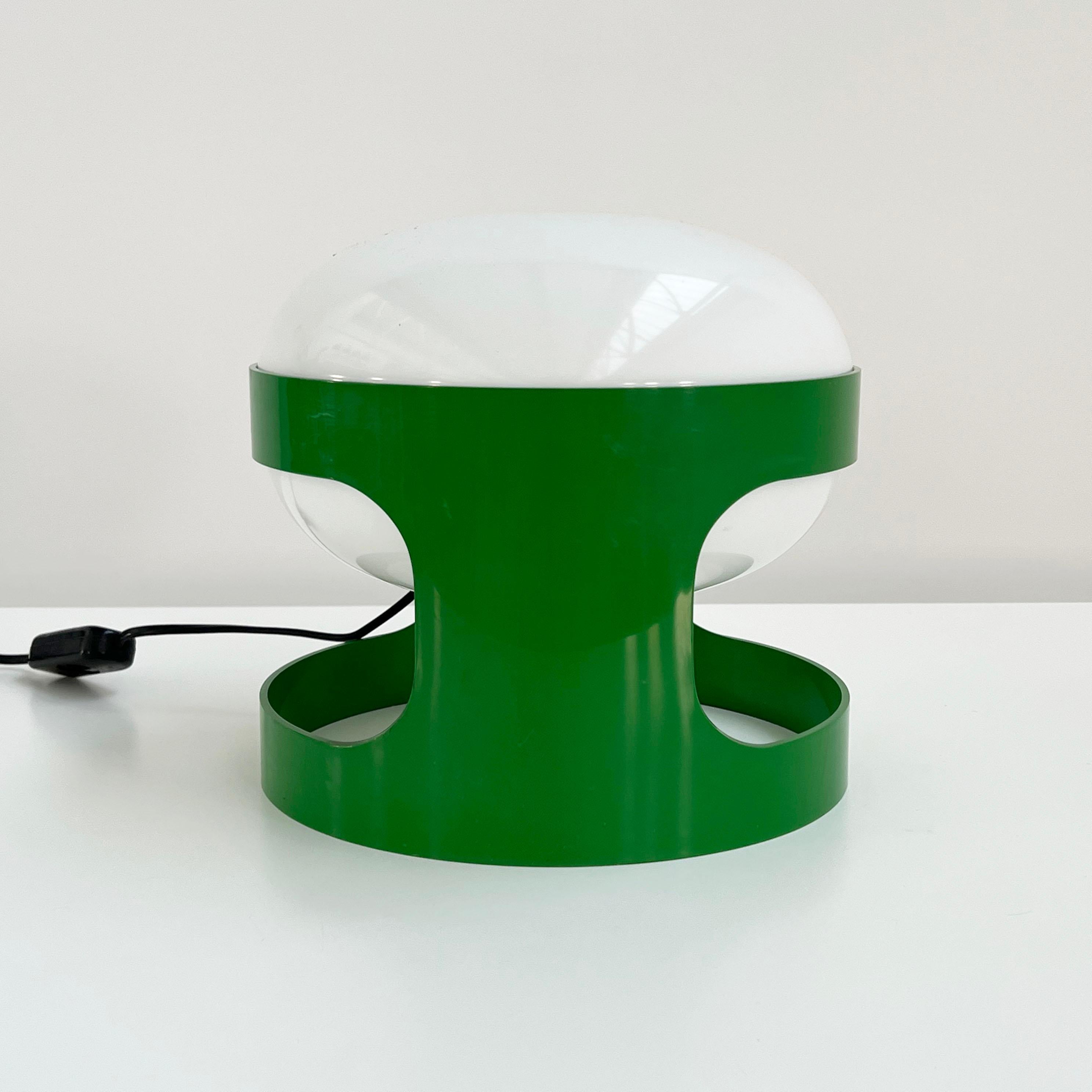 Green KD27 Table Lamp by Joe Colombo for Kartell, 1960s In Good Condition In Ixelles, Bruxelles