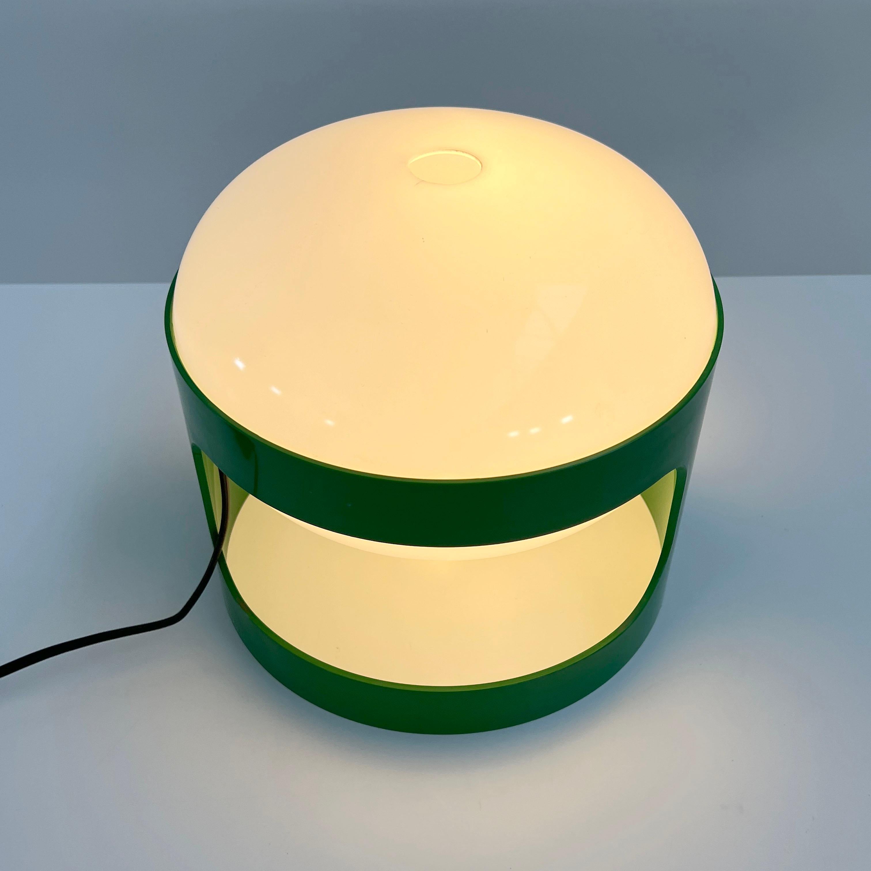 Mid-20th Century Green KD27 Table Lamp by Joe Colombo for Kartell, 1960s