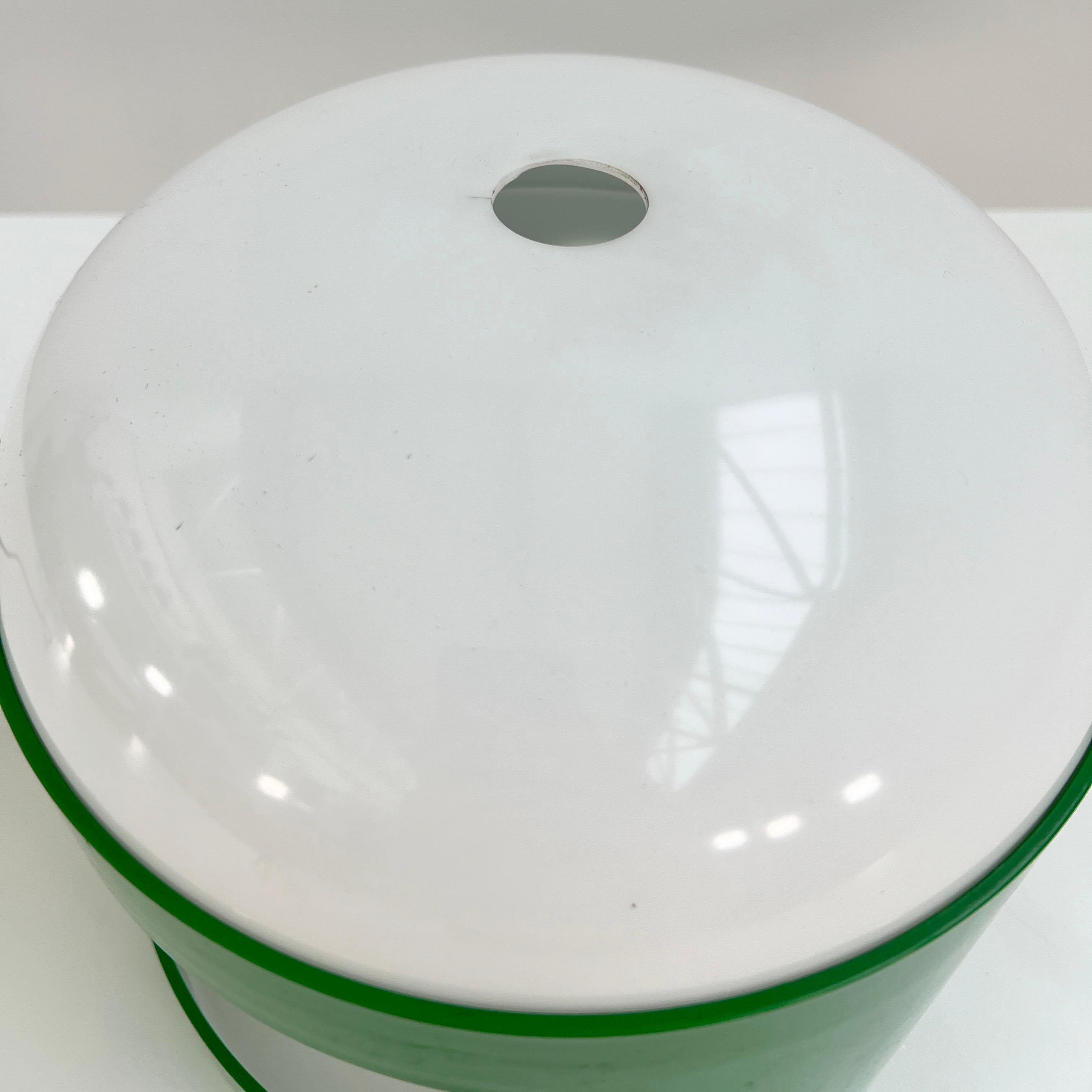 Plastic Green KD27 Table Lamp by Joe Colombo for Kartell, 1960s