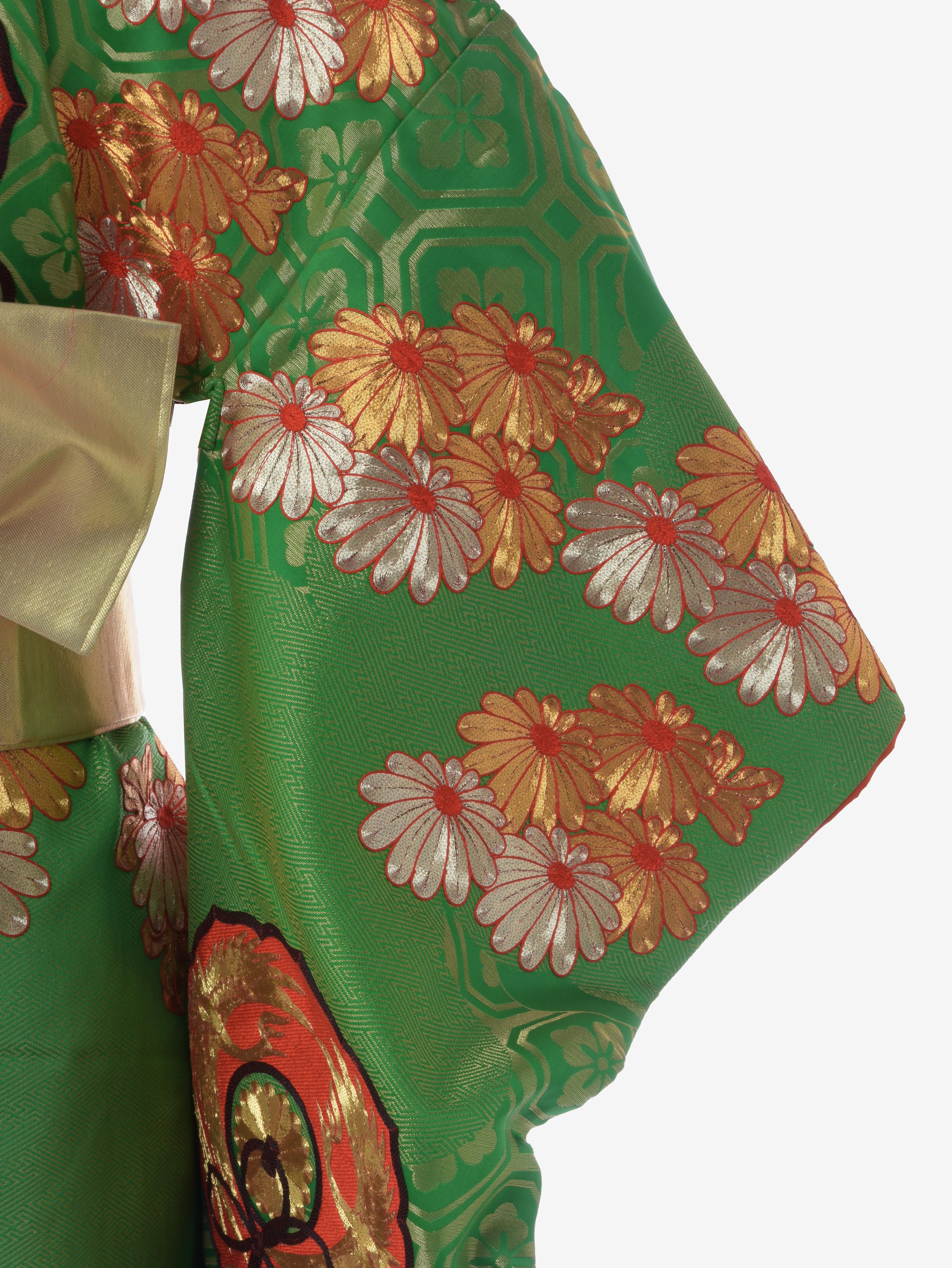 Green Kimono Uchikake For Sale 4