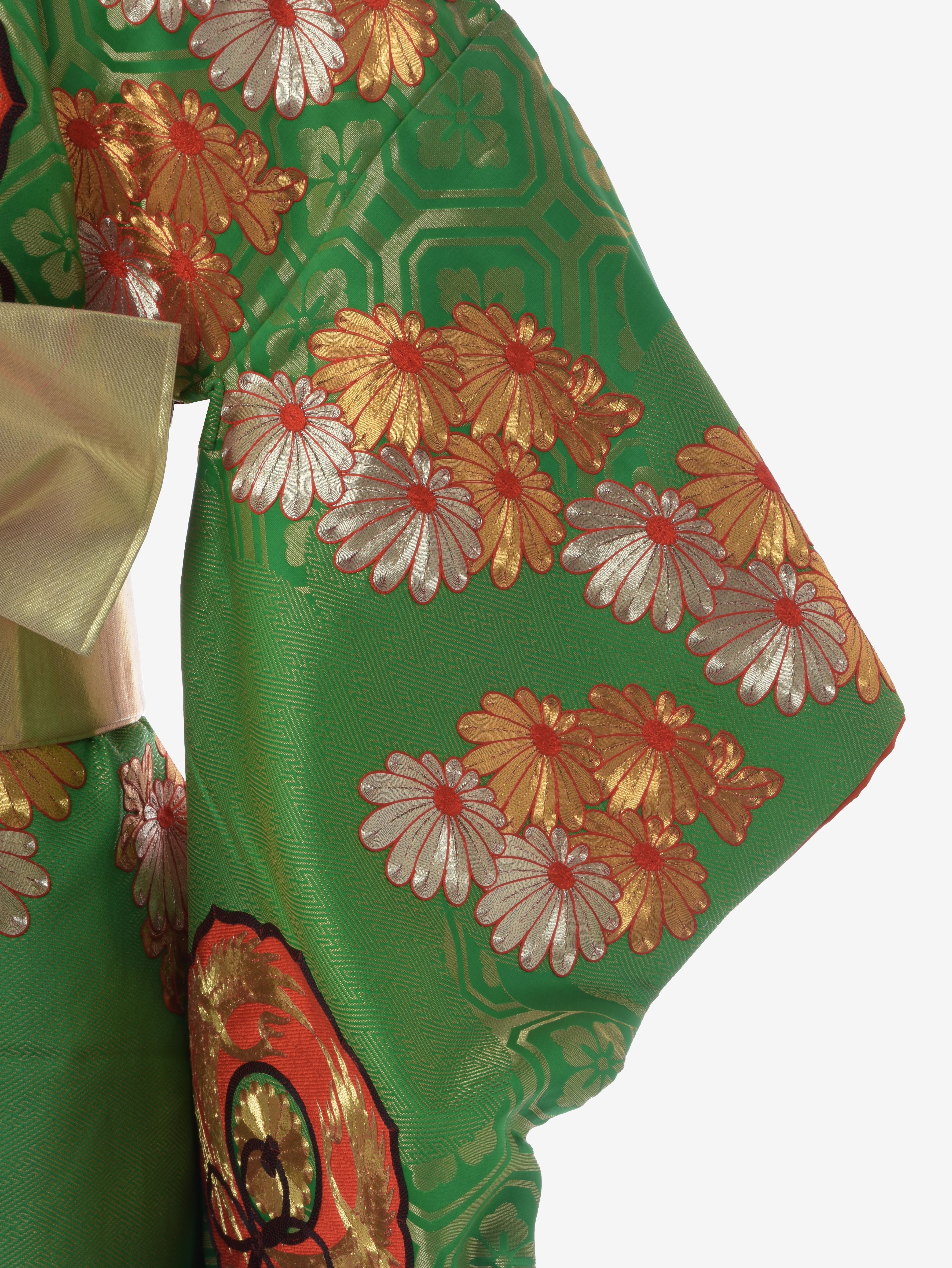 Green Kimono Uchikake For Sale 3