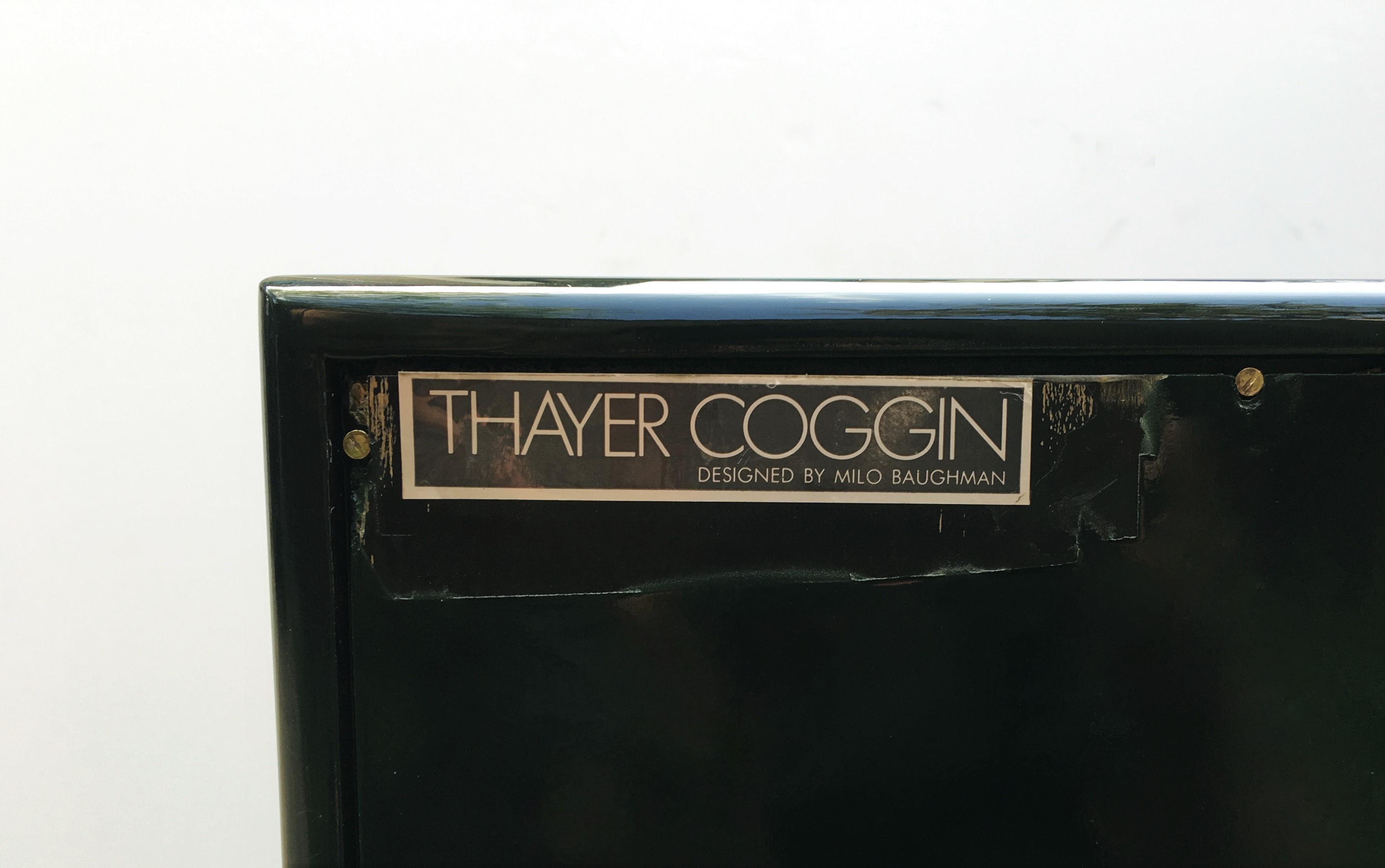 Green Lacquered Cabinets or Nightstands by Milo Baughman for Thayer Coggin 2