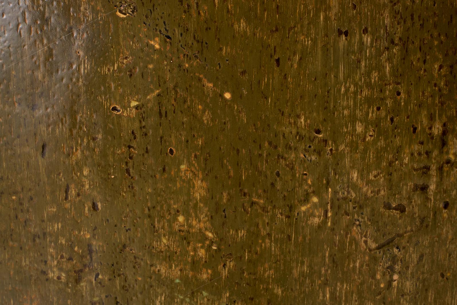 Servidor lacado en verde con pátina de pintura original 1