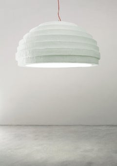 Green Lamp, Primitive series by Studio Nucleo, Handmade Geometric Design