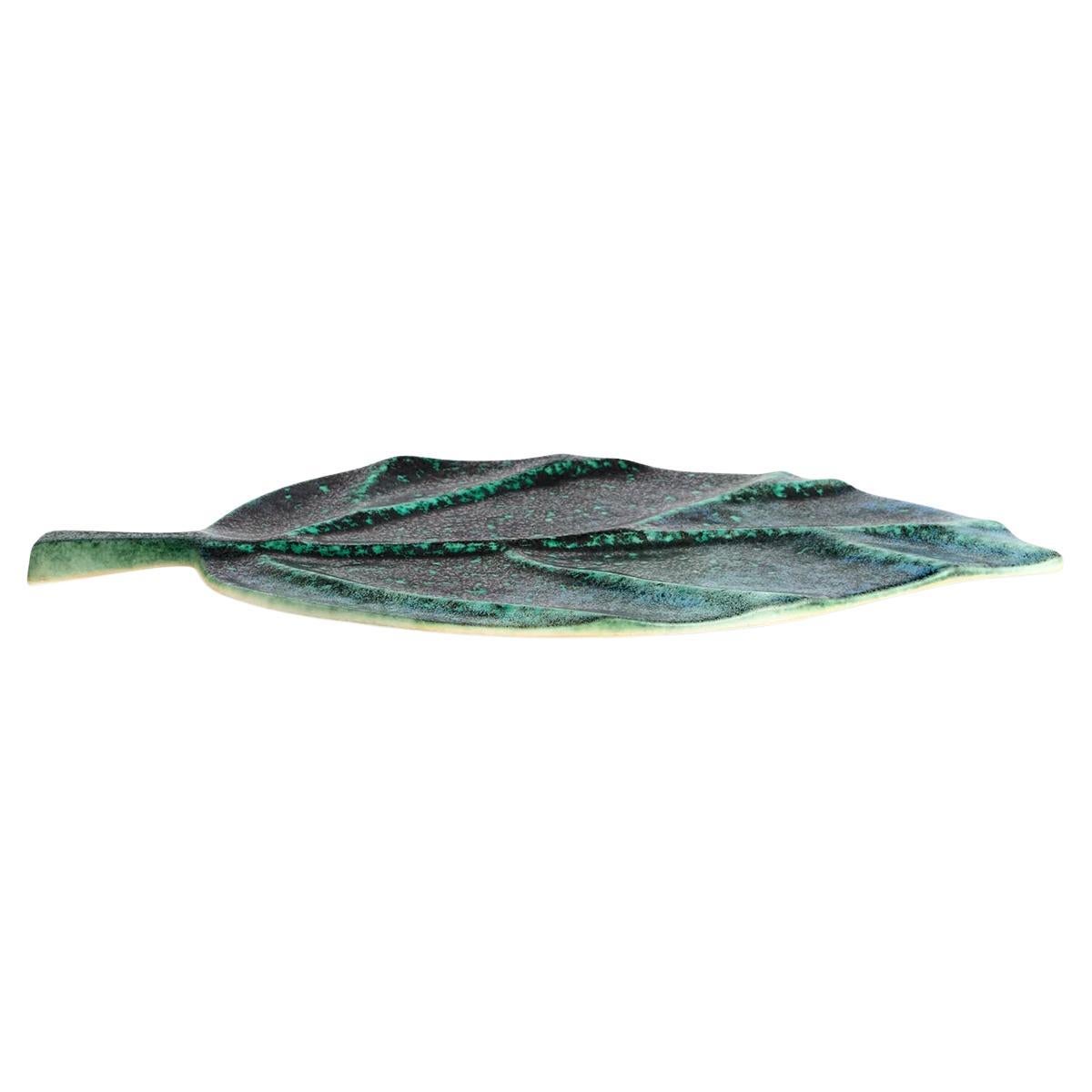 Bandeja mediana Hoja Verde