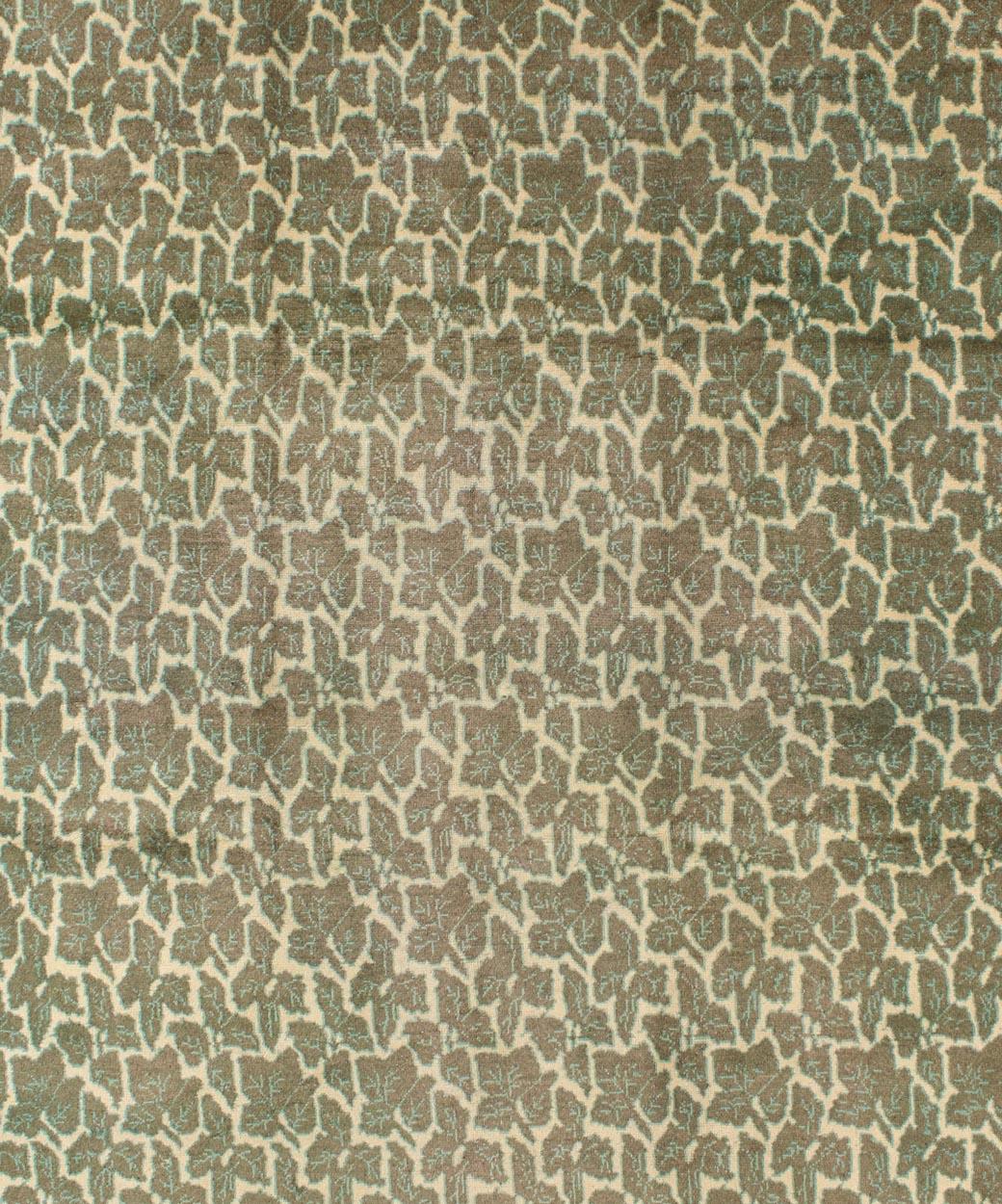rugs leaf pattern