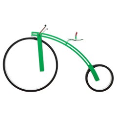 Grüne LED-Fahrrad-Deckenleuchte