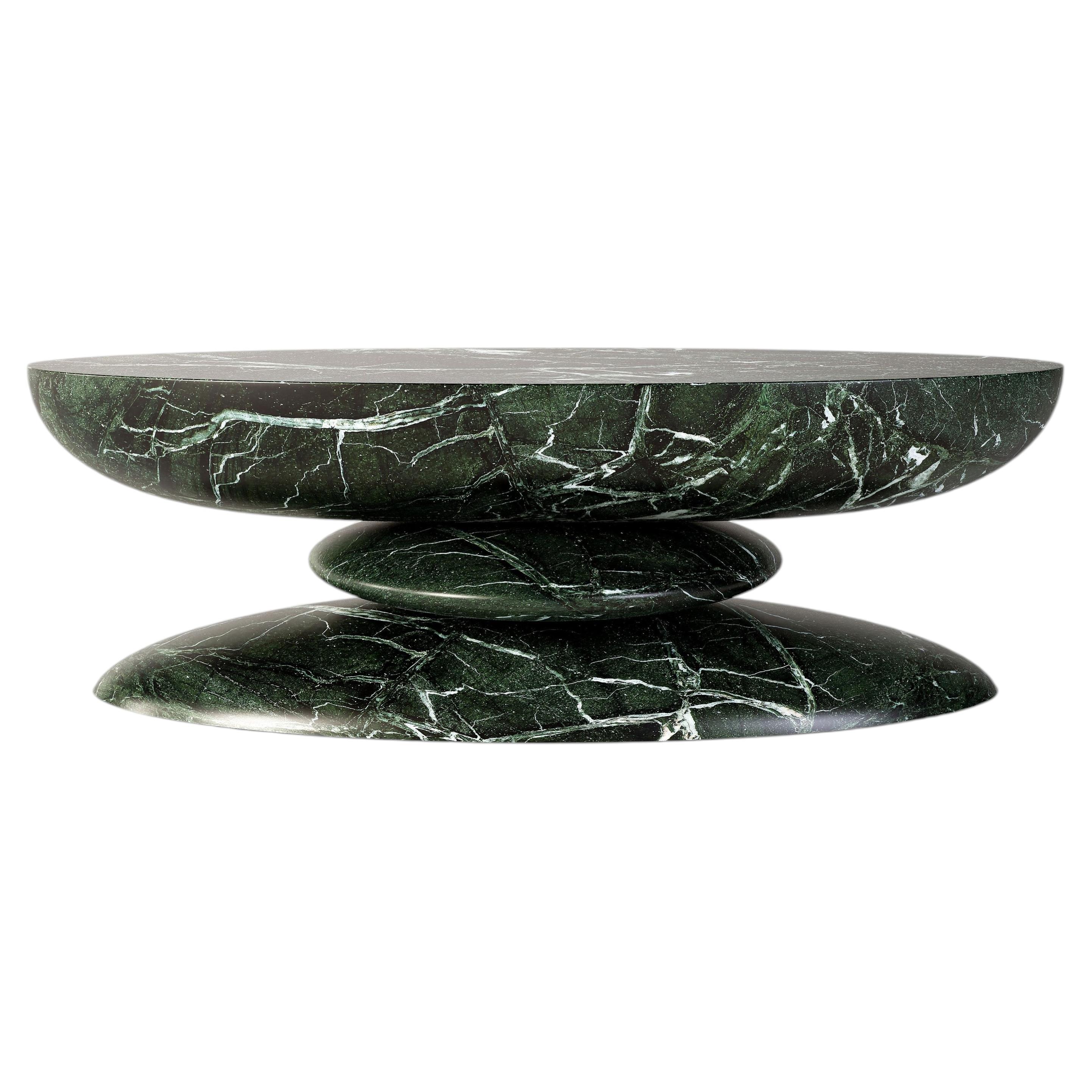 Green Levanto Marble Rocky Coffee Table By OMER OZTURK