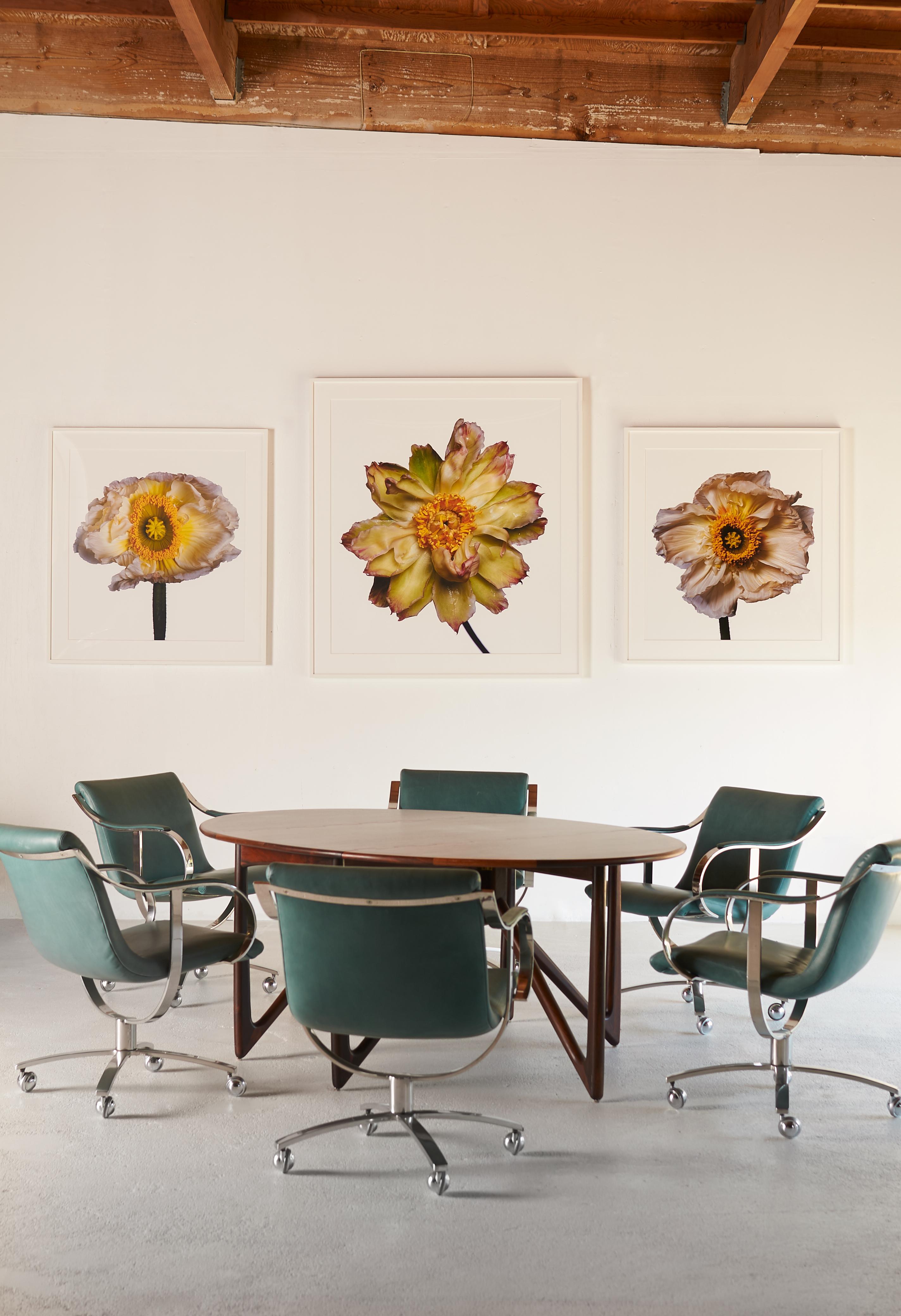 Contemporary Green Lotus Peony by Michael Zeppetello For Sale