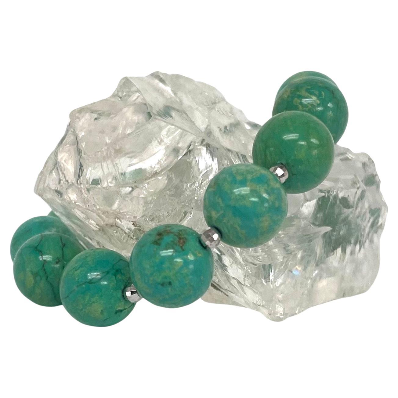 Green Magnesite Paradizia Bracelet For Sale 7