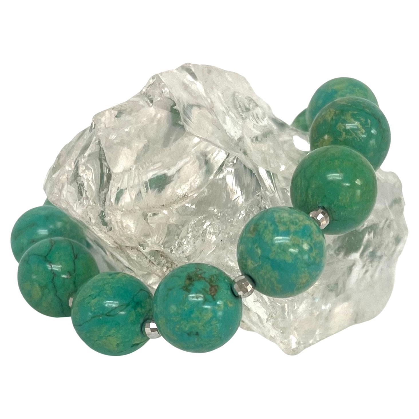Green Magnesite Paradizia Bracelet For Sale 8