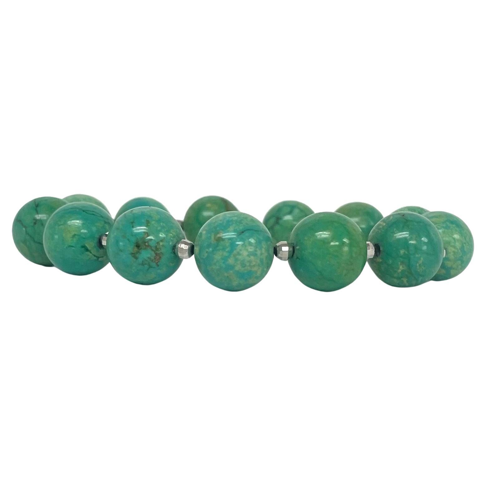 Green Magnesite Paradizia Bracelet For Sale 1