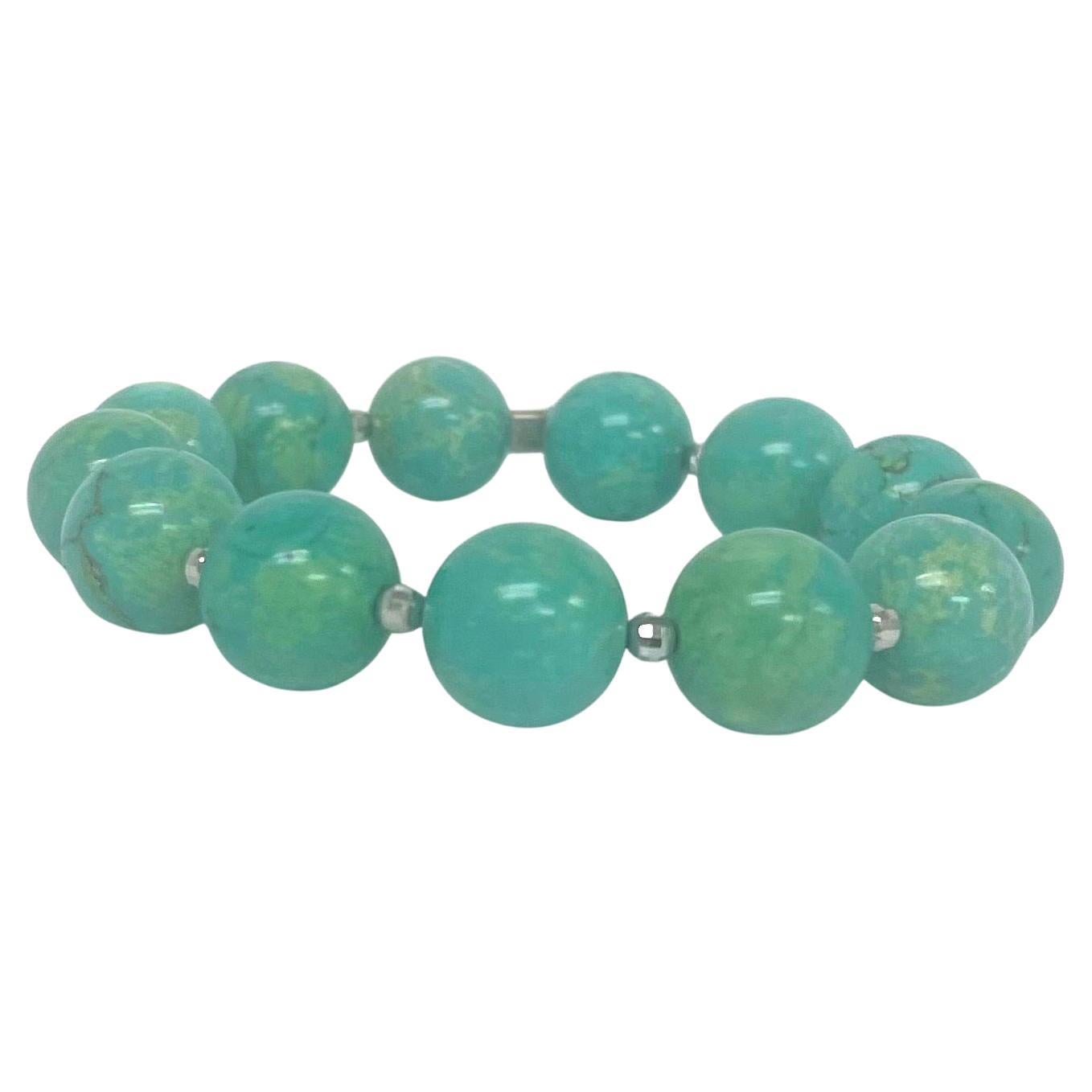 Green Magnesite Paradizia Bracelet For Sale 2