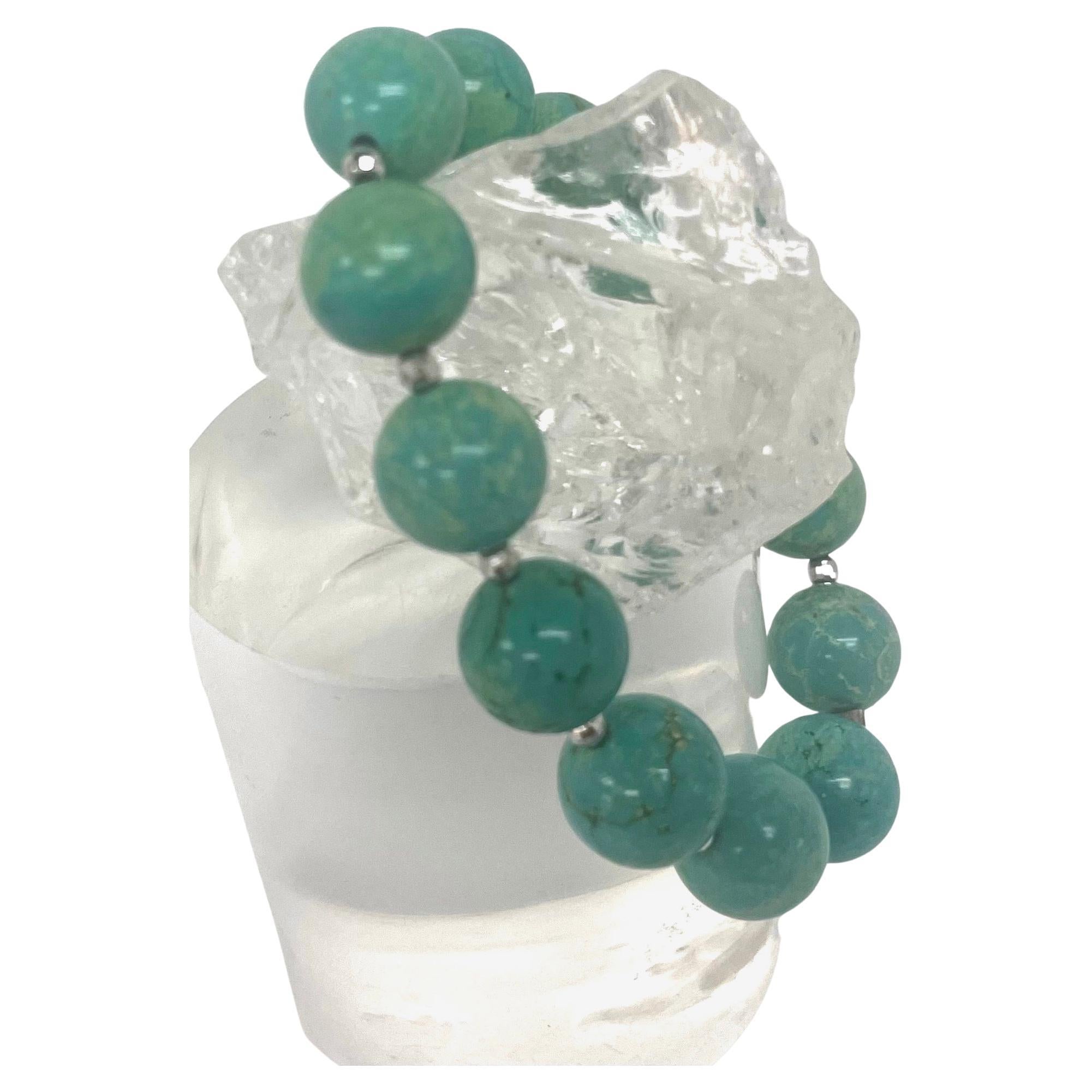 Green Magnesite Paradizia Bracelet For Sale 2