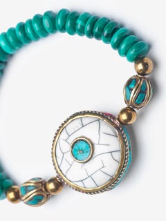 Green Malachite Gold Explorer Bracelet